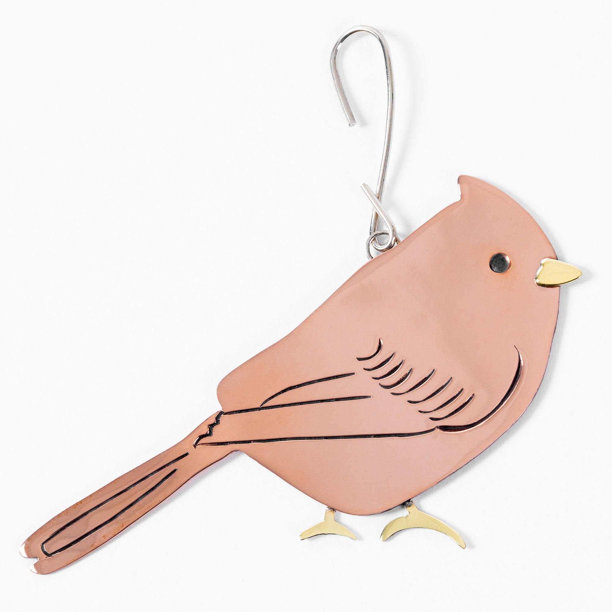 Premium Handcrafted Cardinals Are Angels Ornament - Mixed Metal Keepsake