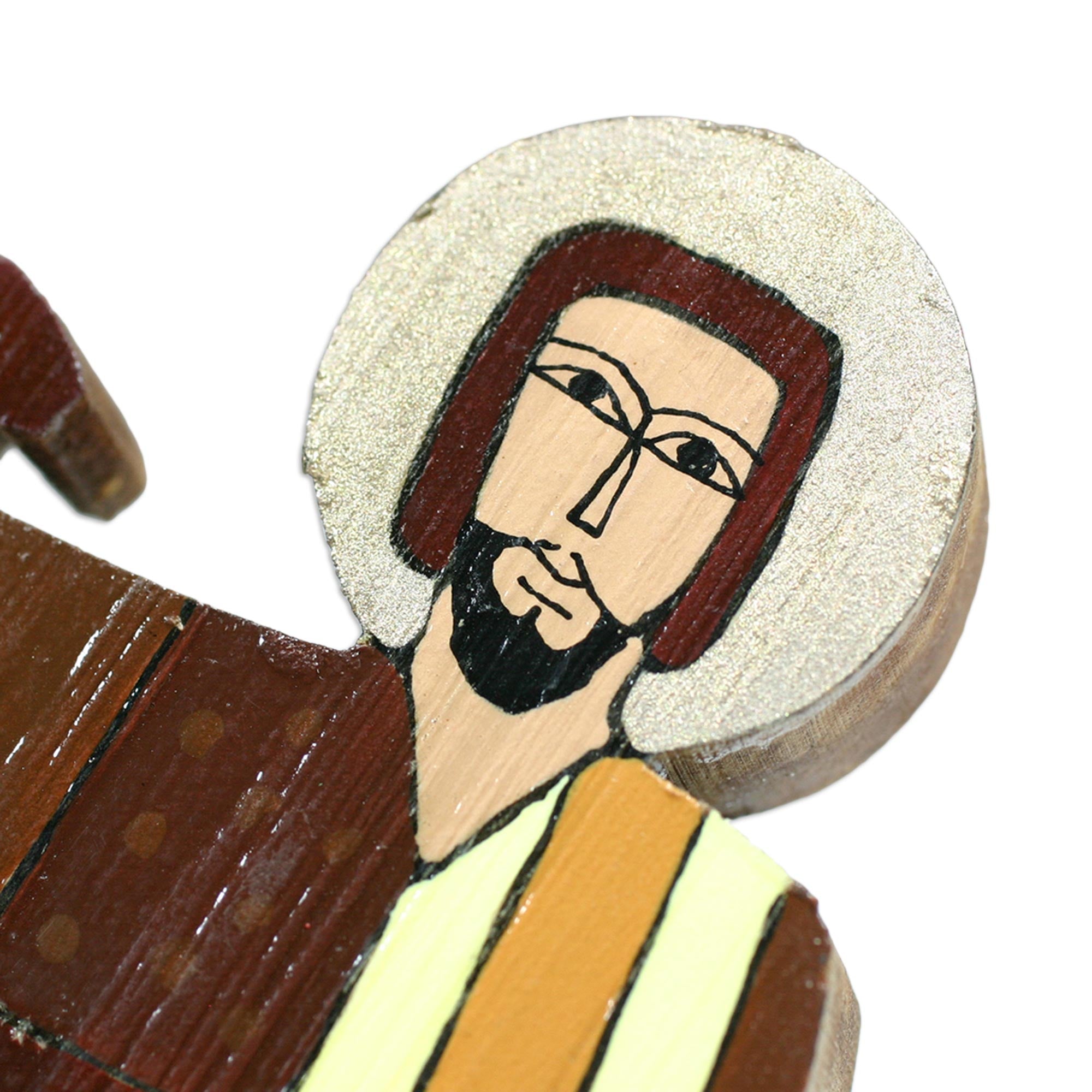 Premium Handcrafted Nativity Scene Set - 11 Piece Christian Christmas Wood Sculpture