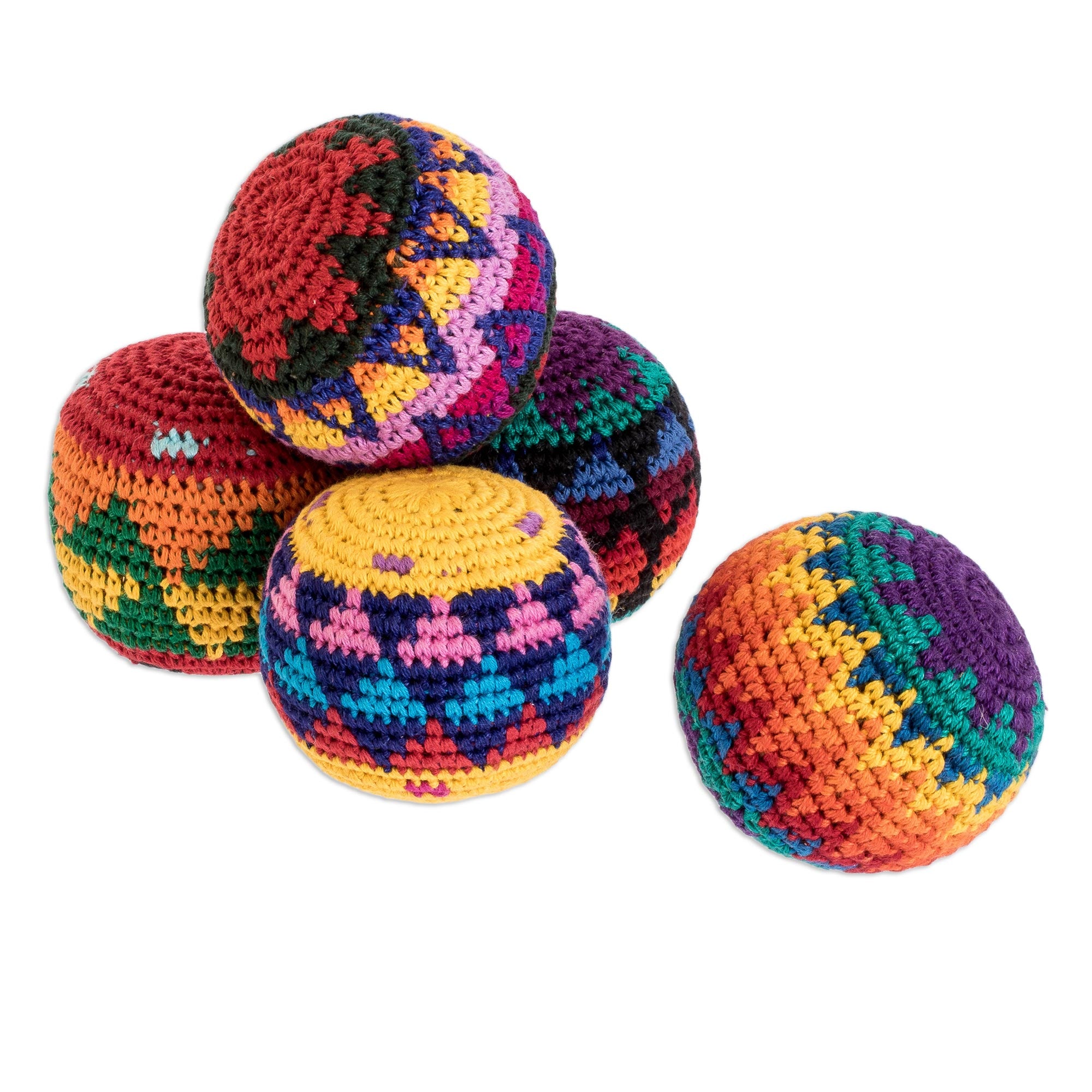 Premium Handmade Cotton Freestyle Hacky Sacks - Set of 5