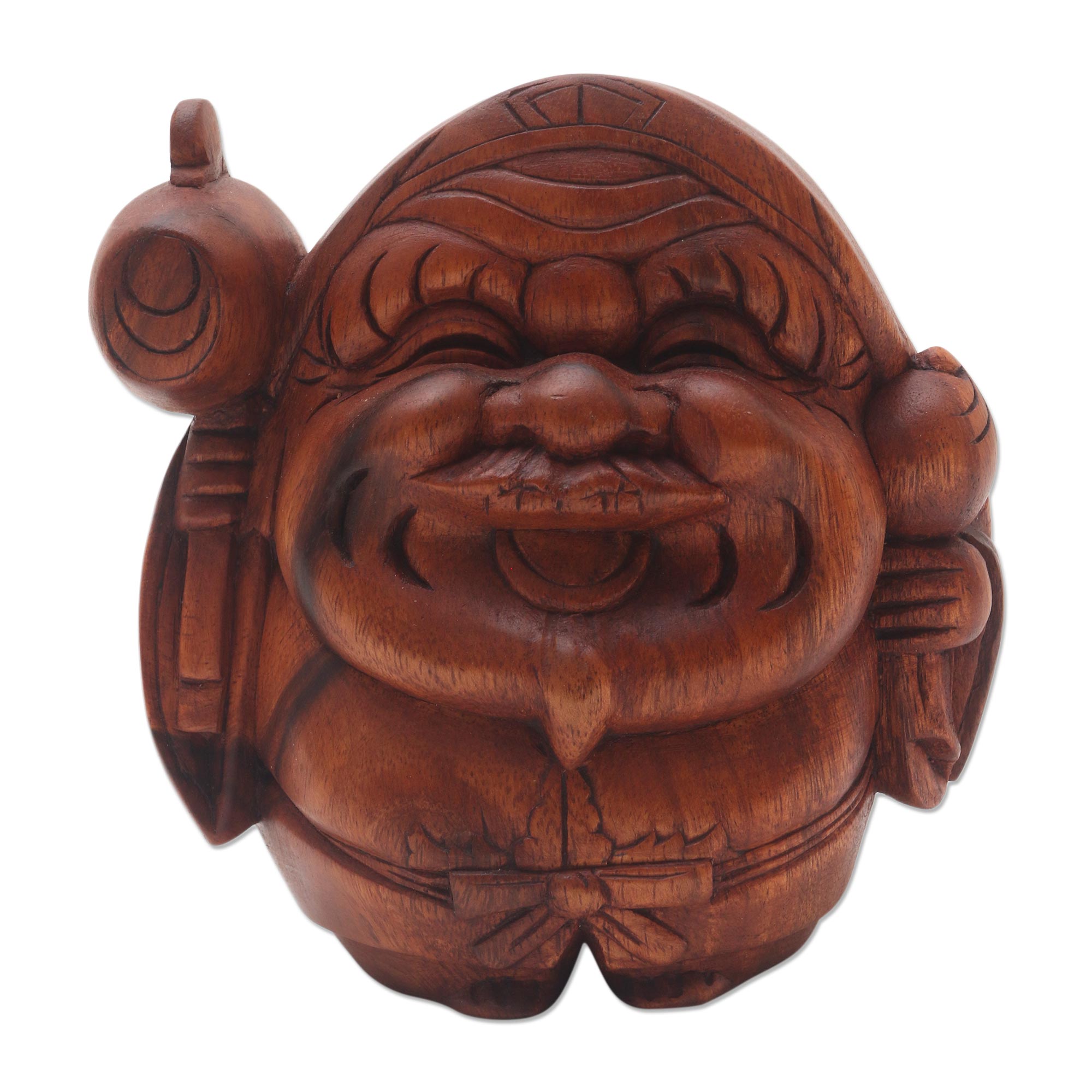 Premium Hand-Carved Indonesian Healer Sculpture by Wayan Rendah