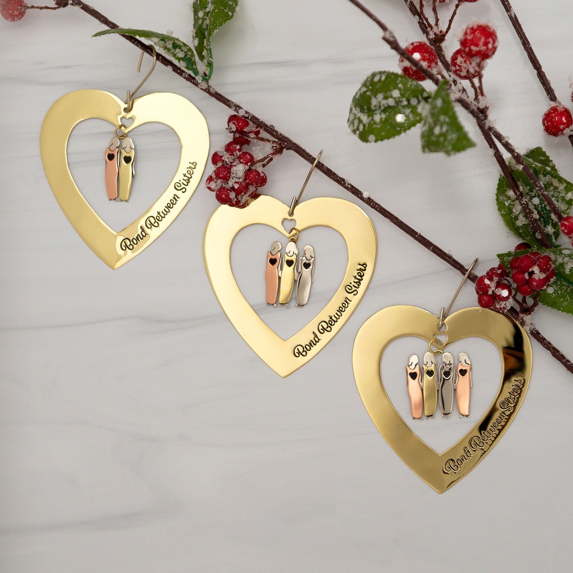 Premium Sisterhood Keepsake Ornament | Handmade & Fair Trade