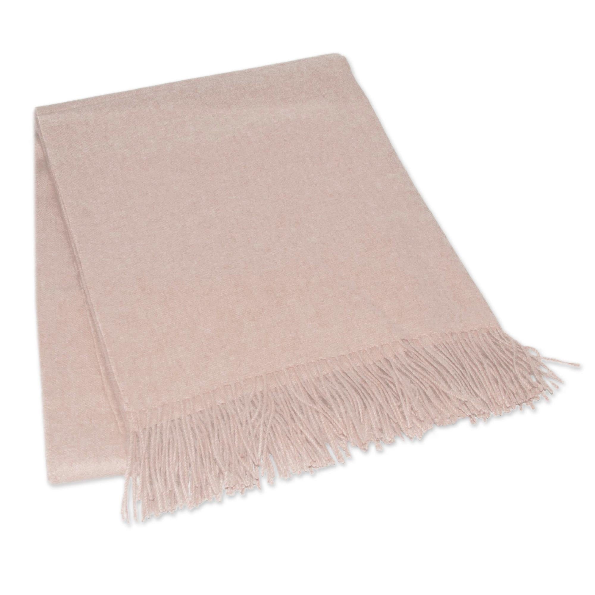 Premium Alpaca Throw - Ultimate Cozy Beige Blanket