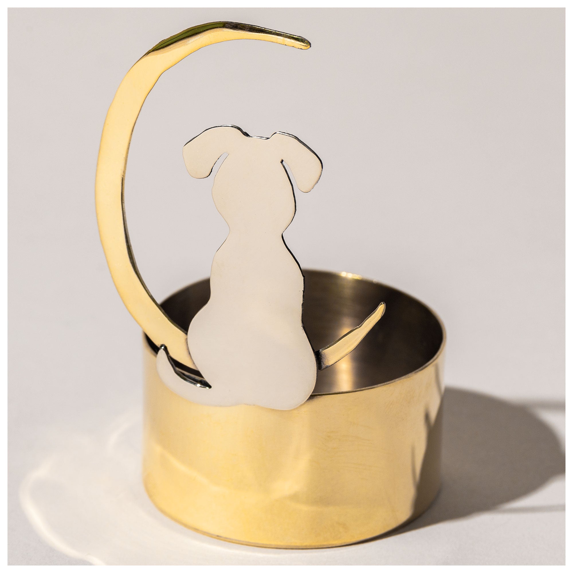 Premium Moonlight Pet Metal Candle Holder - Handcrafted Fair-Trade Design
