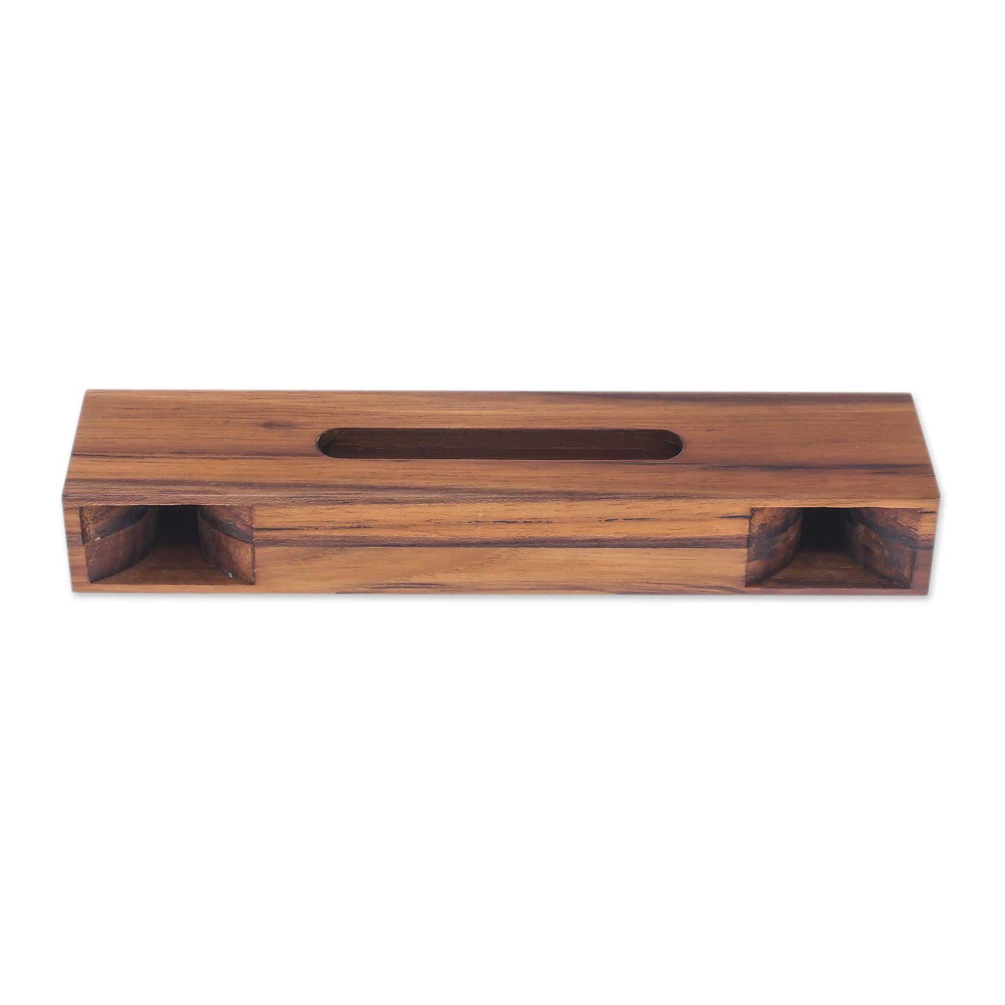 Premium Teak Wood Phone Speaker – Handcrafted Sound Amplifier from Thailand