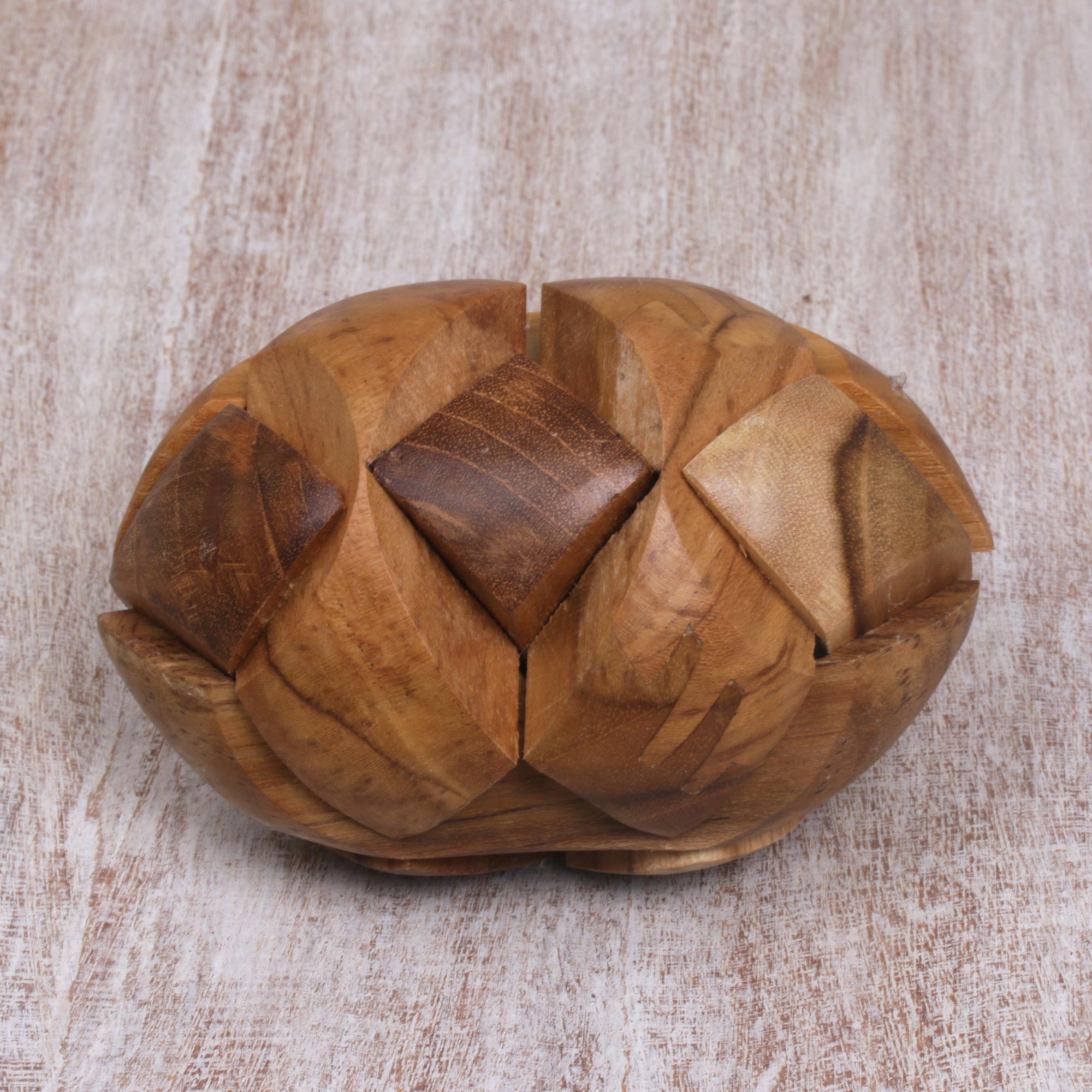 Premium Handcrafted Teak Wood Puzzle – Executive Desk Challenge