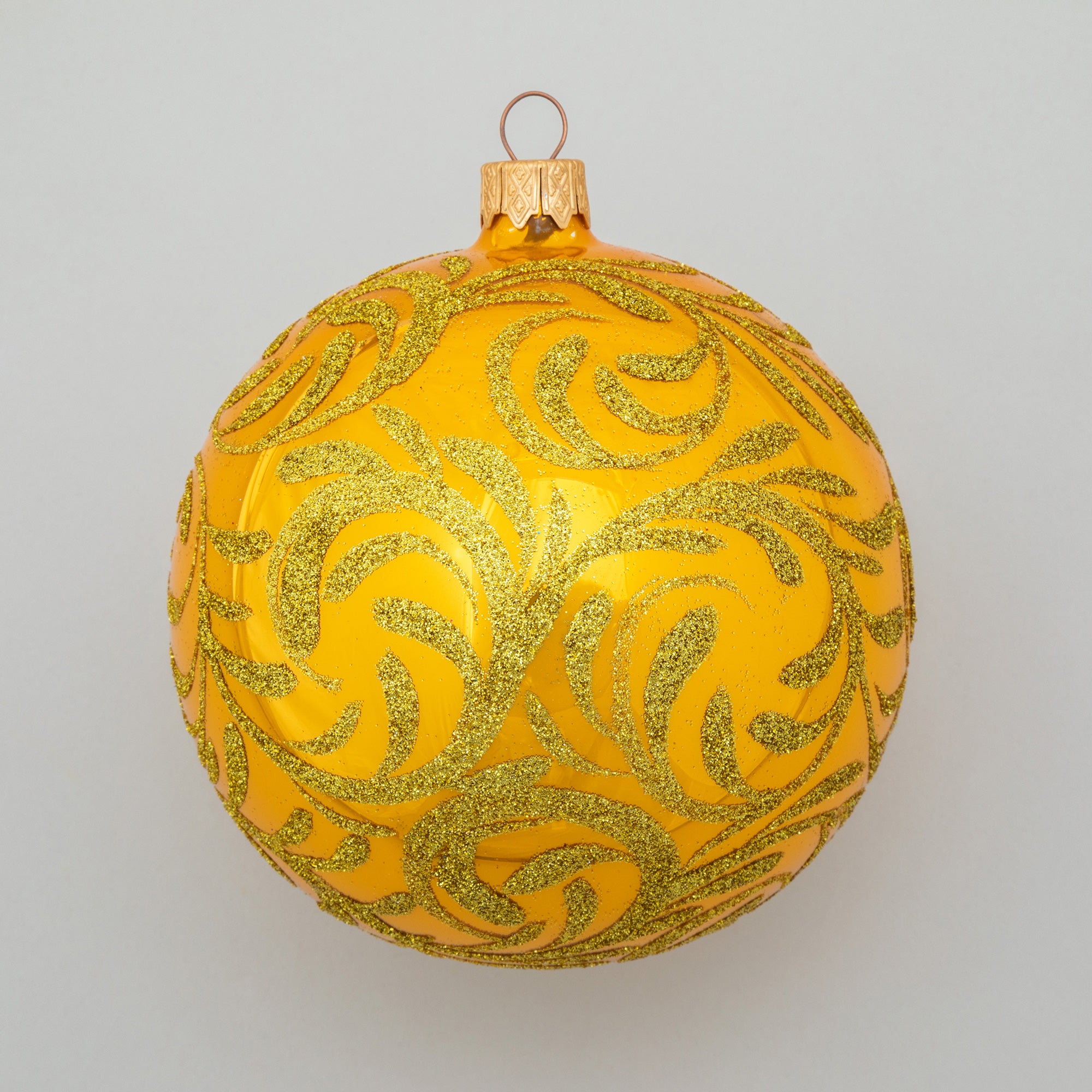 Premium Ukrainian Handmade Christmas Glass Ornament - Unique Holiday Decor