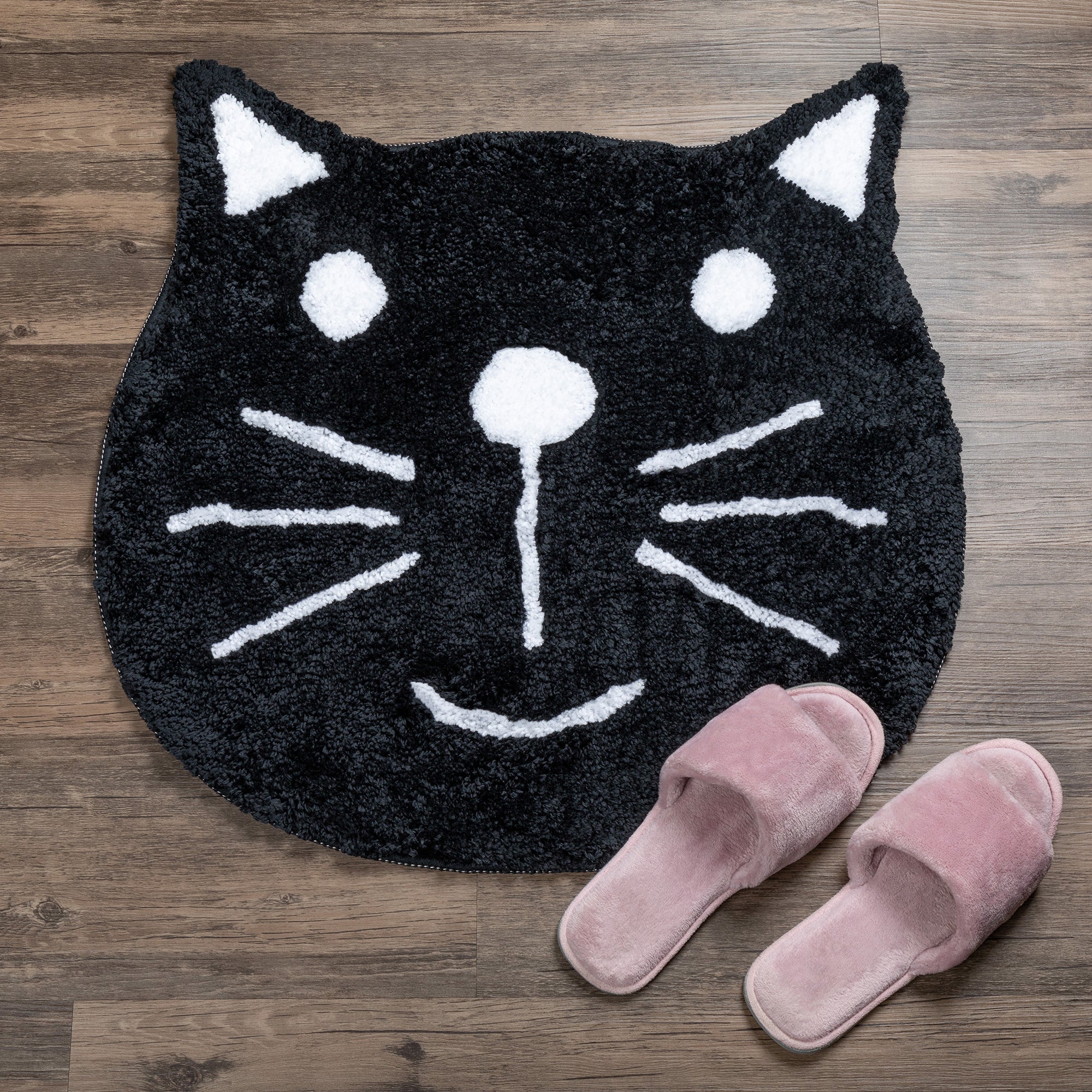 Premium Cute Cat Face Floor Mat - Ultimate Comfort & Style