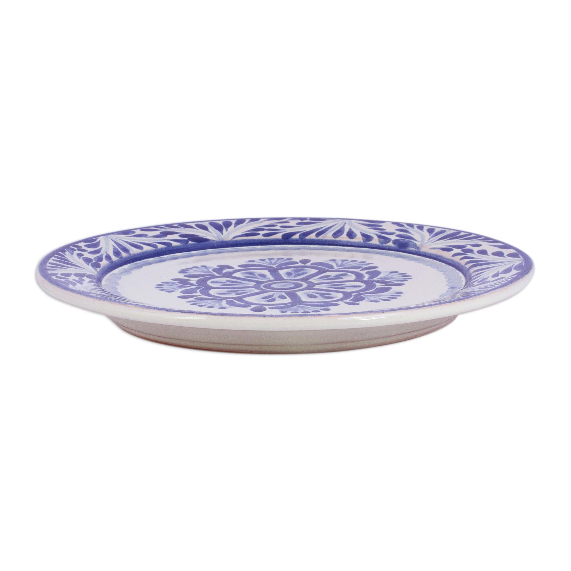 Premium Majolica Floral Salad Plates – Handcrafted in Mexico