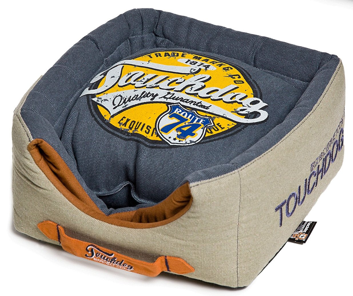 Touchdog® Ultimate Convertible Vintage Dog House Bed