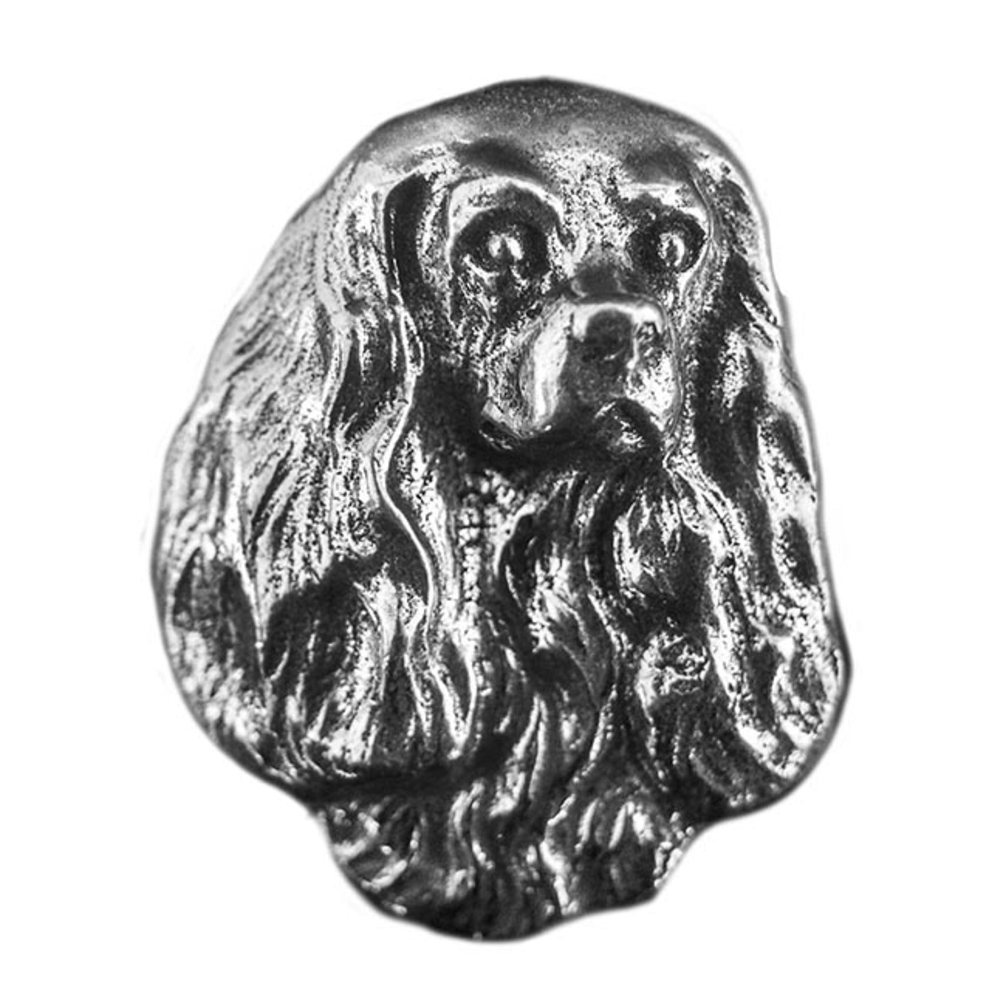 Premium Cavalier King Charles Spaniel Antique Pewter Magnet