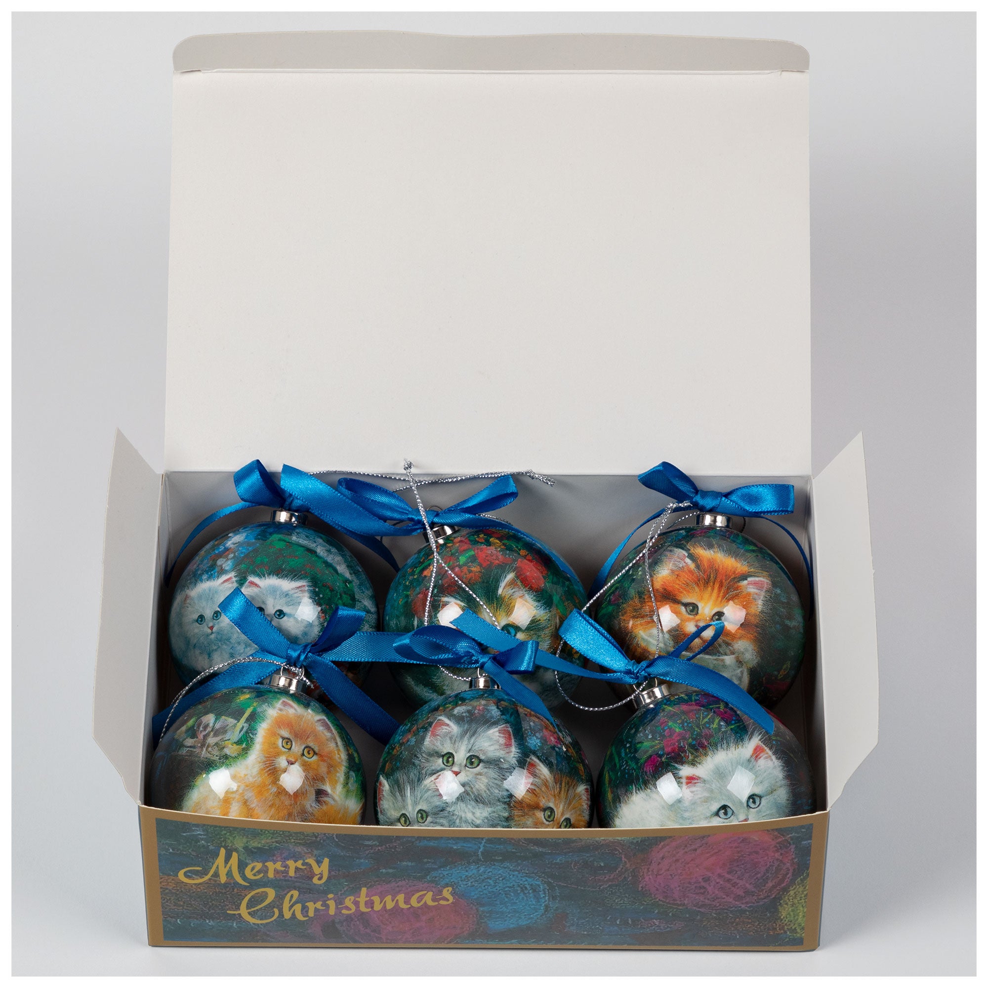 Premium Pet Lovers Christmas Ornament Set - 6 Piece Collection