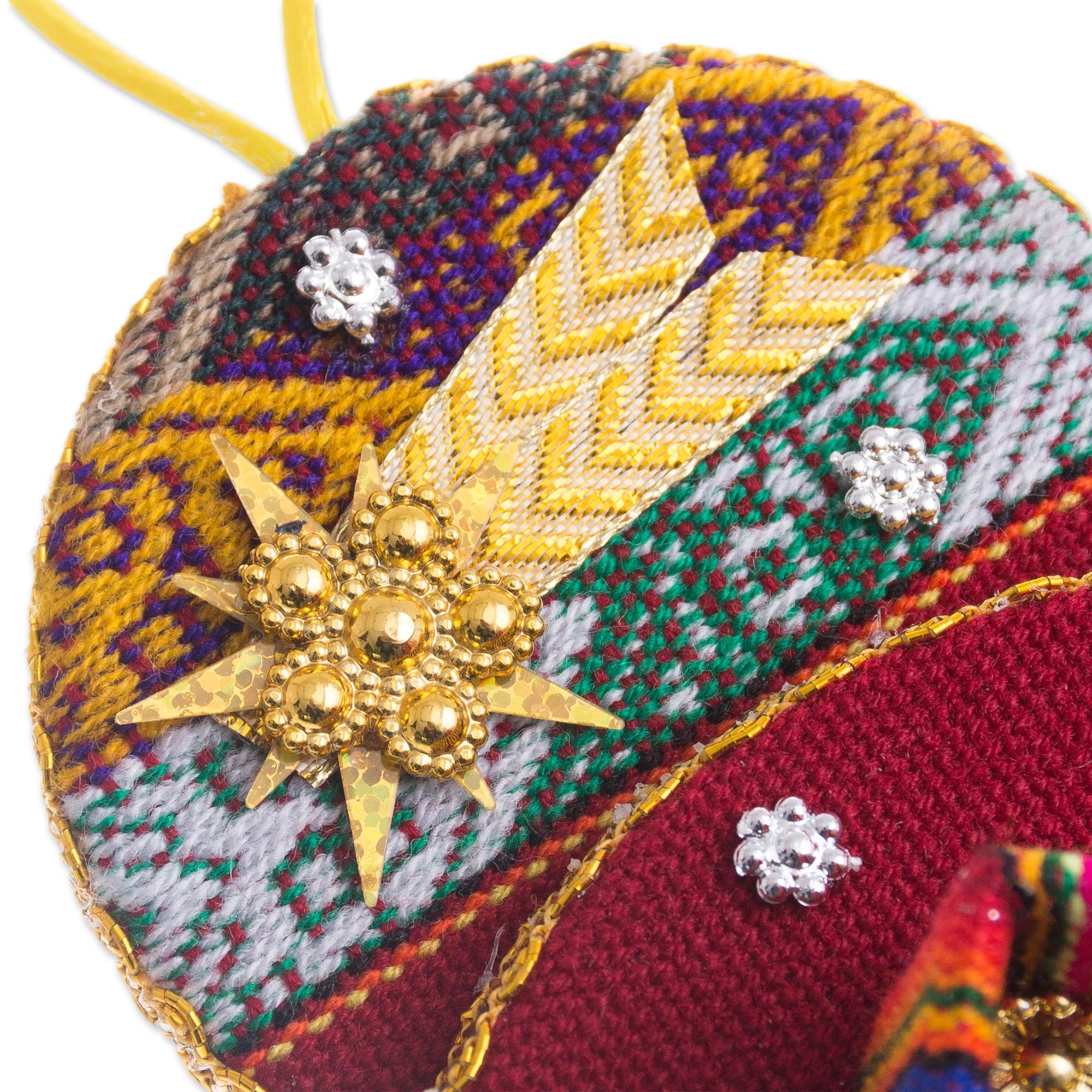 Premium Handmade Nativity Ornament - Andes-Inspired Christmas Decor from Peru