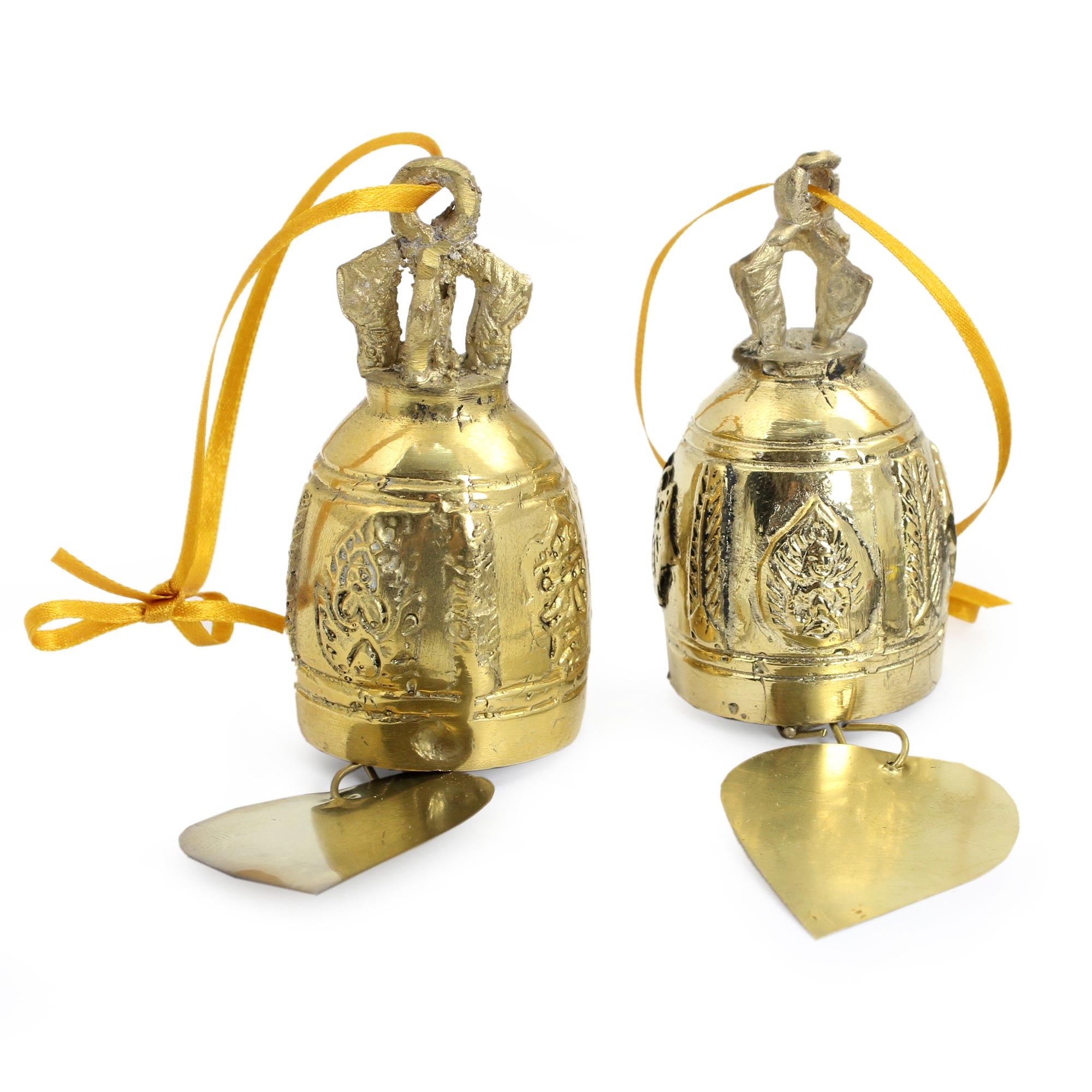 Premium Handcrafted Buddhist Brass Bell Ornament (6 Inch)