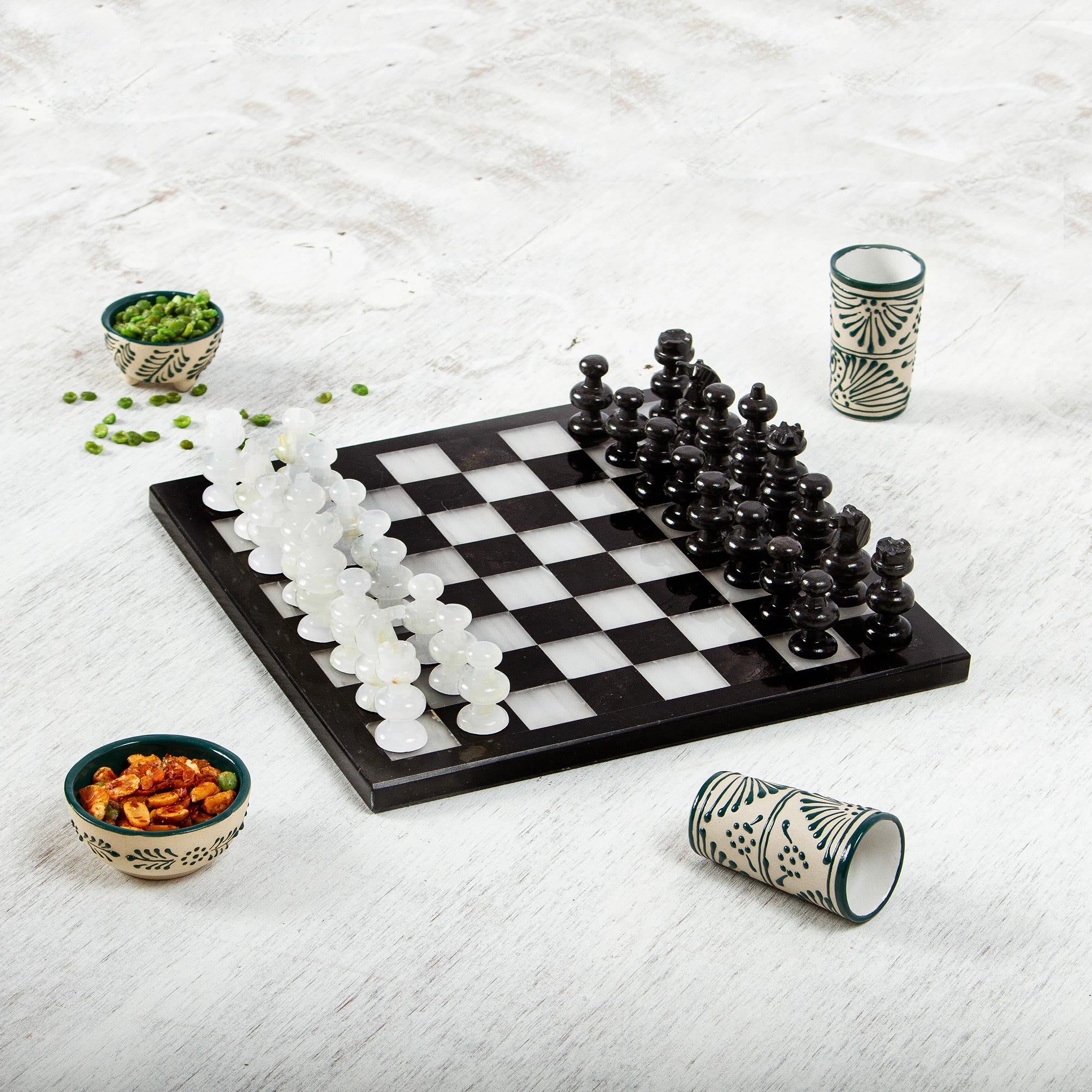 Premium Triumph Stone Chess Set - Ultimate Collection