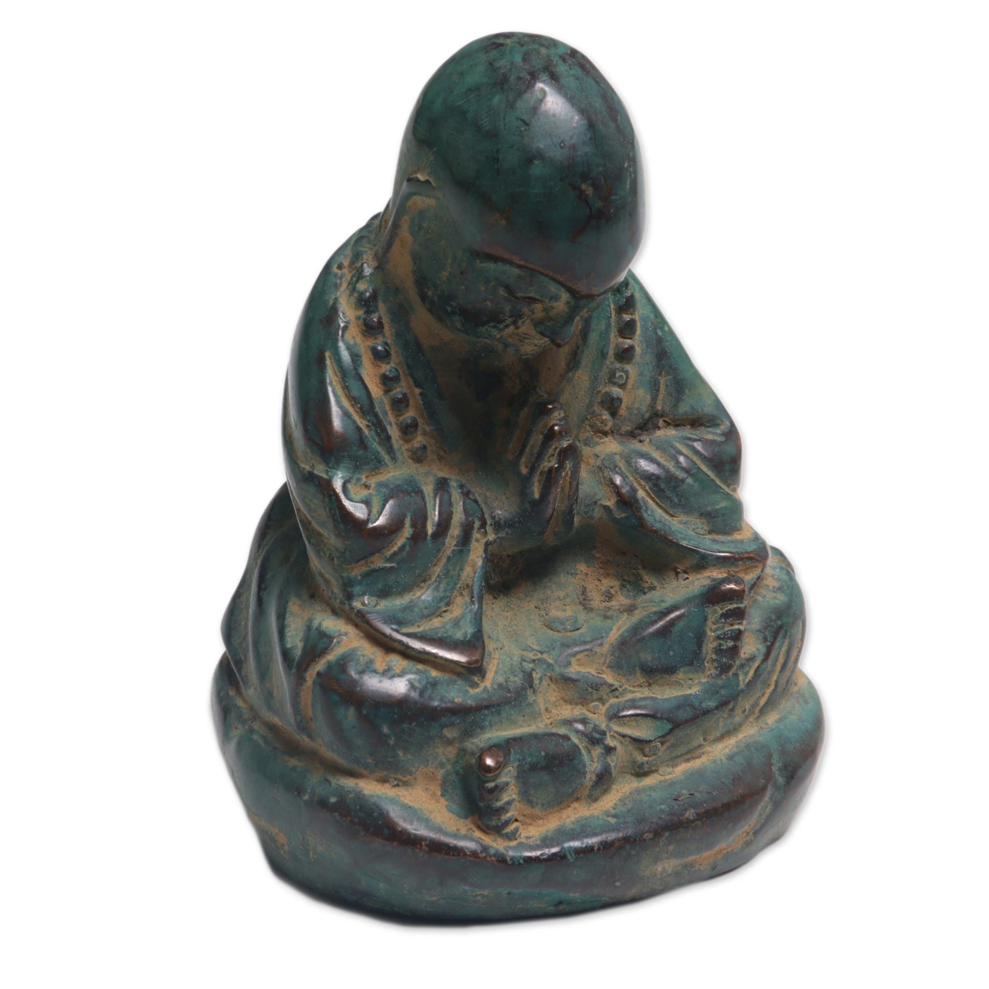 Premium Handcrafted Balinese Bronze Meditating Buddha Statue