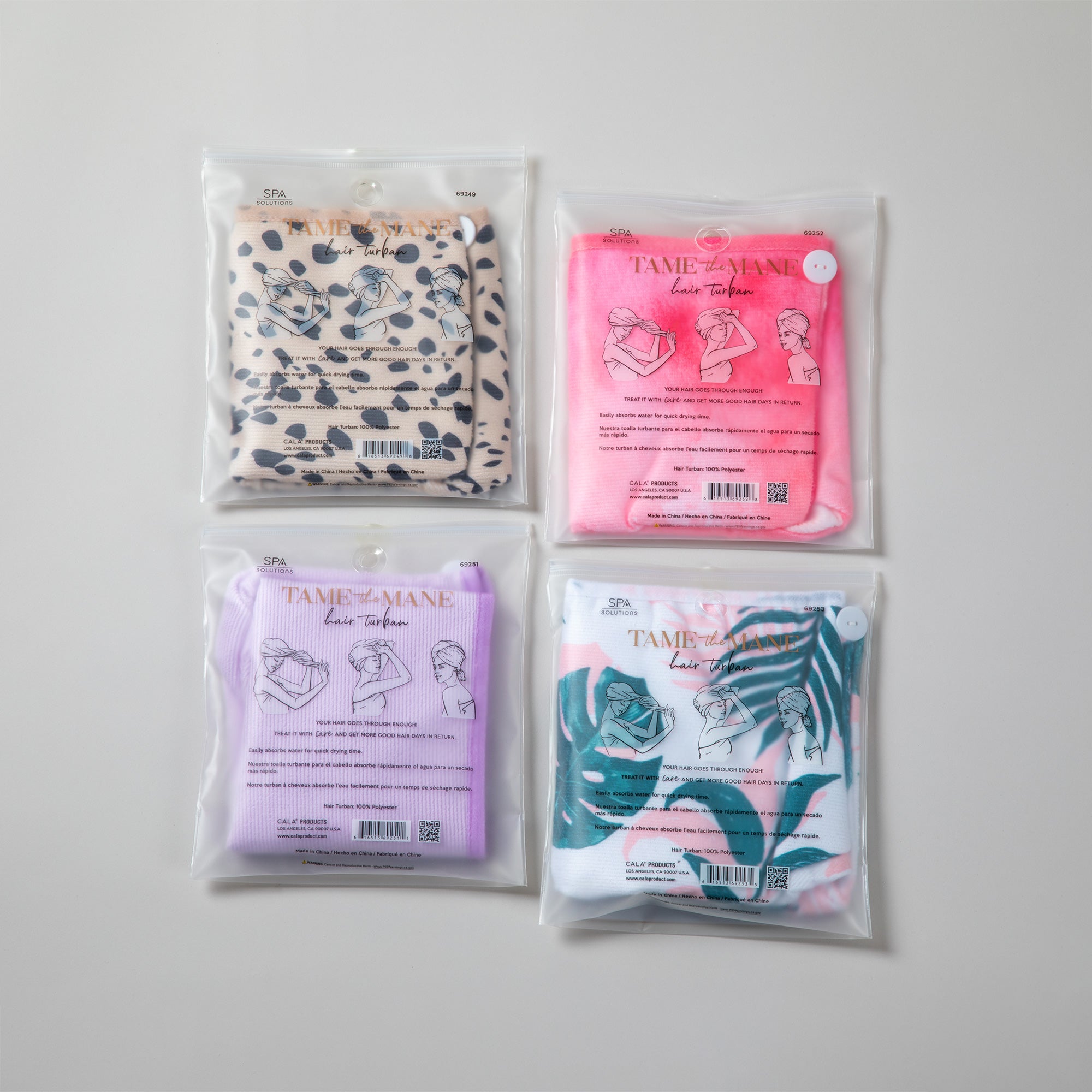 Ultimate Tame the Mane Hair Turban Towel - Premium Frizz-Free Styling