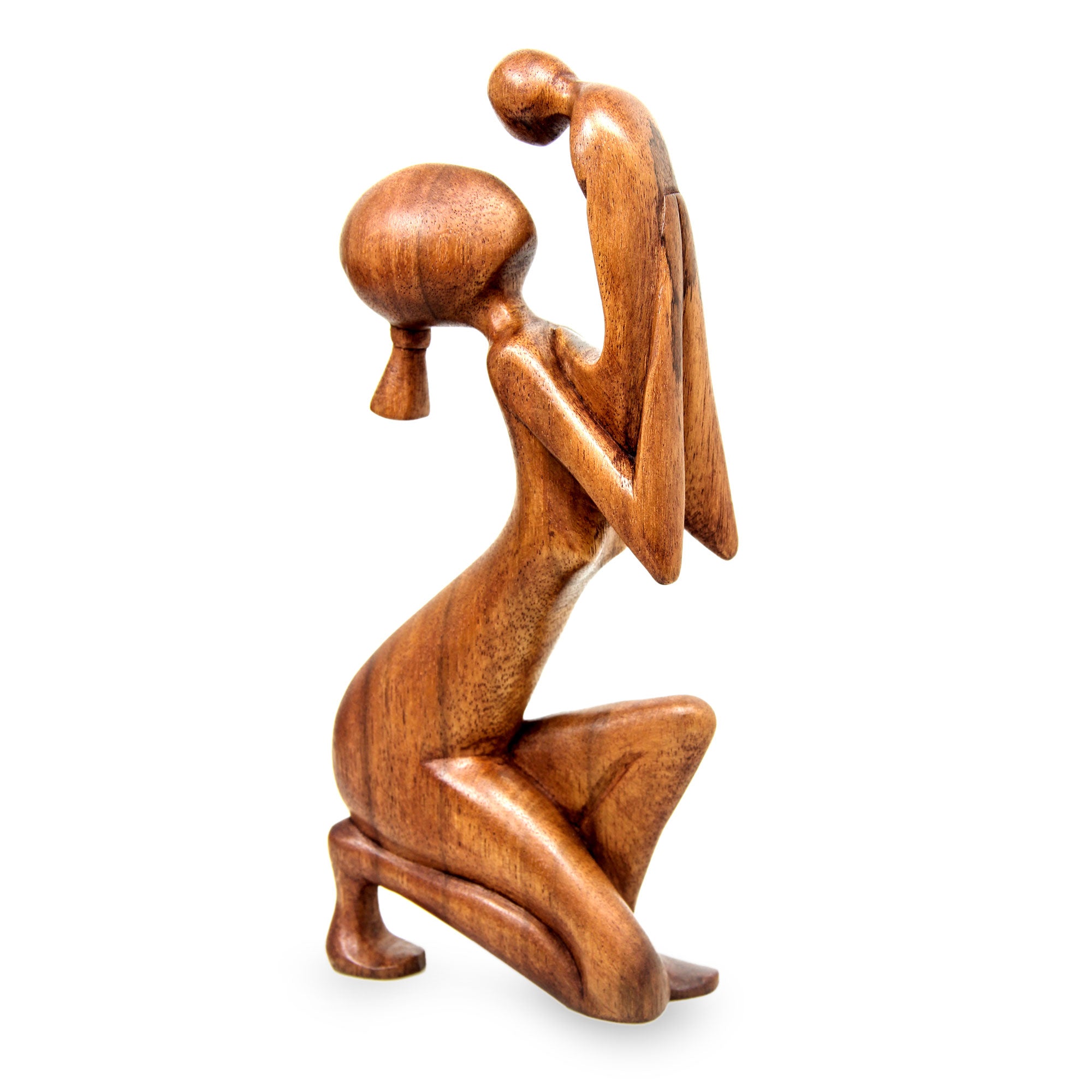 Premium Handcrafted Mother and Child Sculpture - Moment of Tenderness