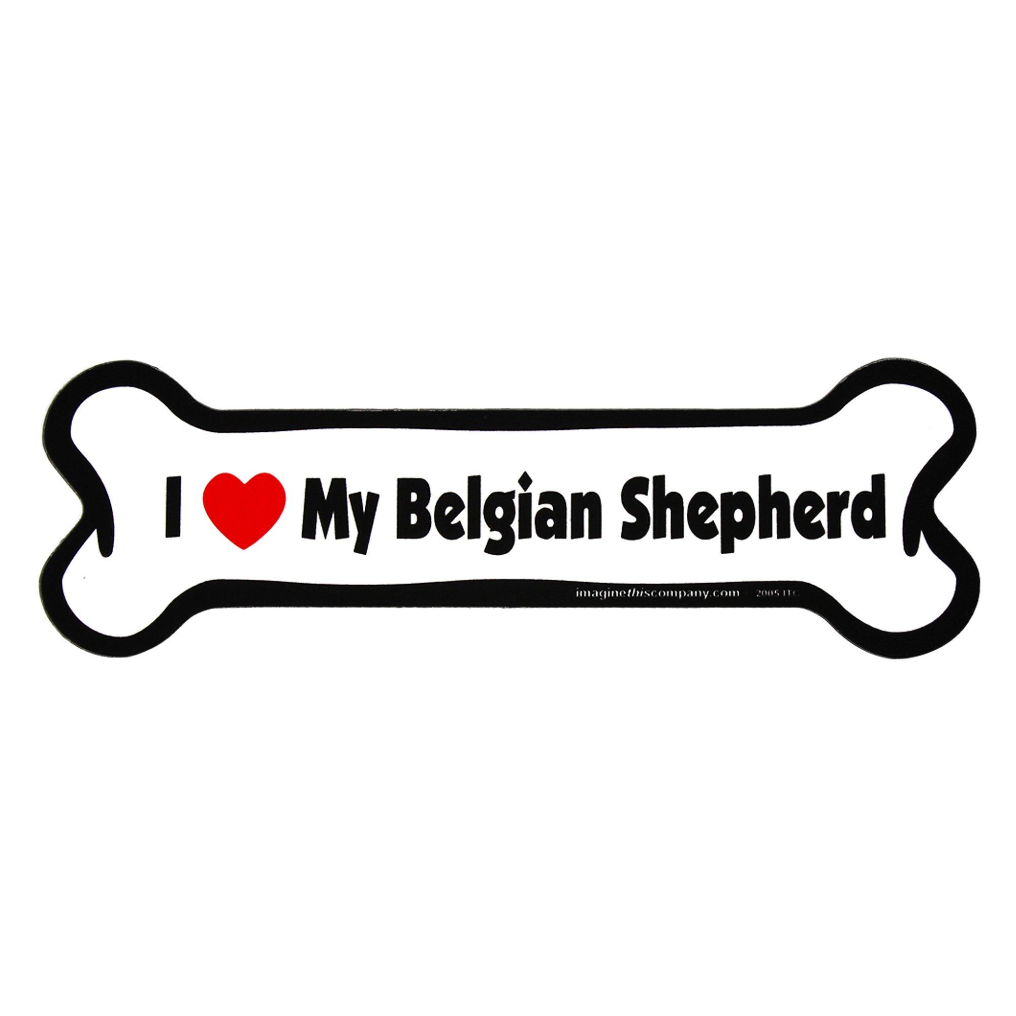 Premium I Love My Dog Car Magnet: Breeds A - K | Ultimate Pet Lover's Accessory