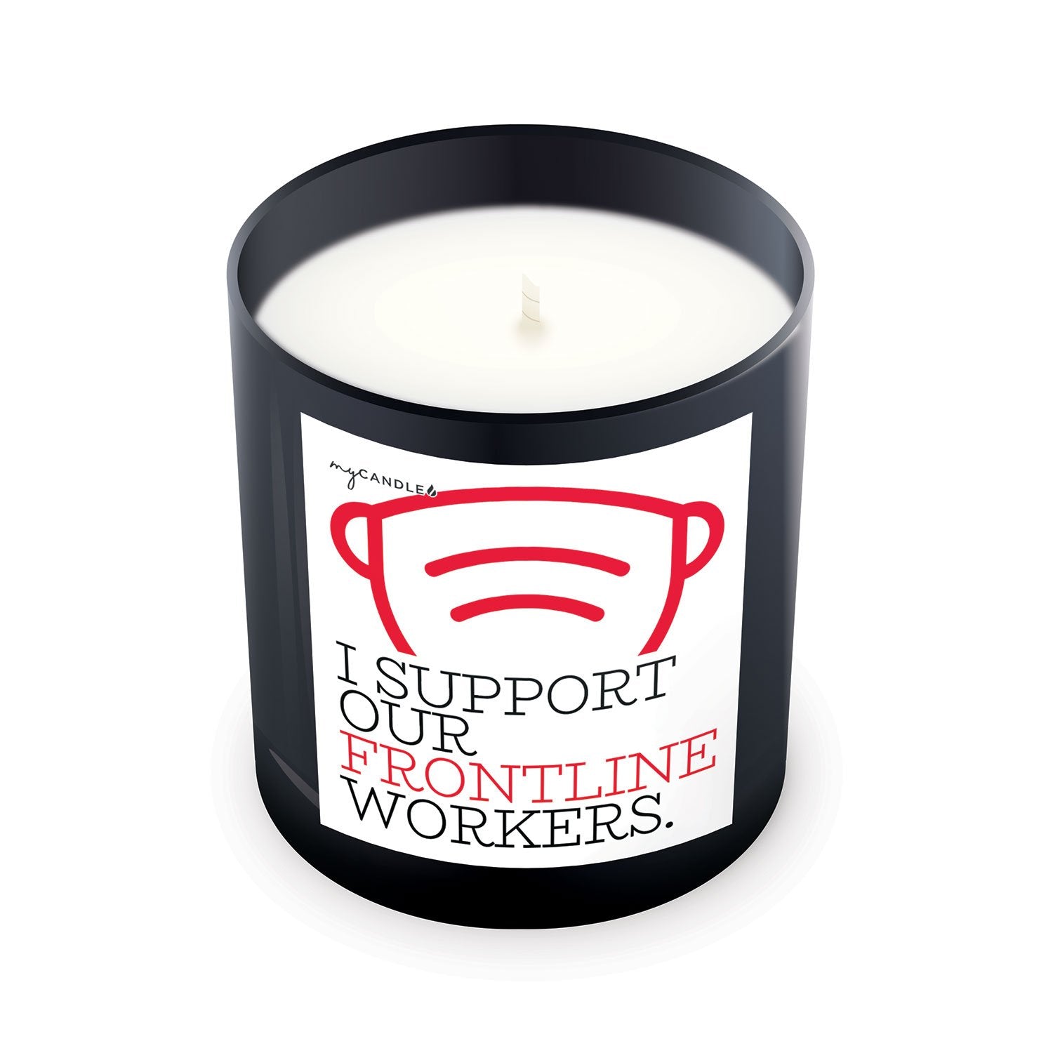 Premium I Support Our Frontline Heroes Candle
