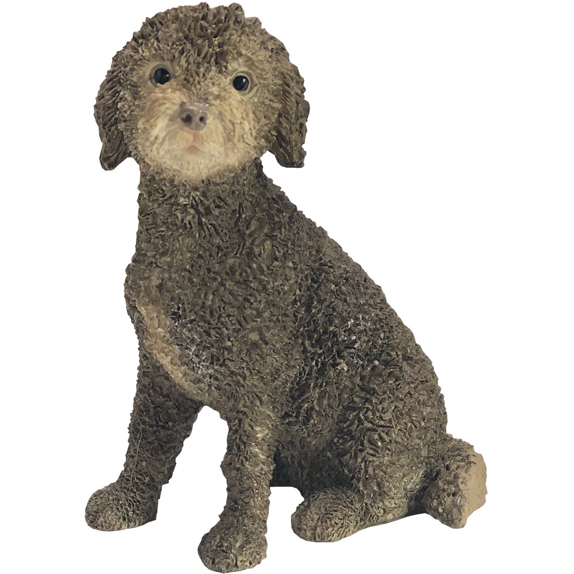 Premium Brown Labradoodle Sculpture – Handcrafted Art Piece