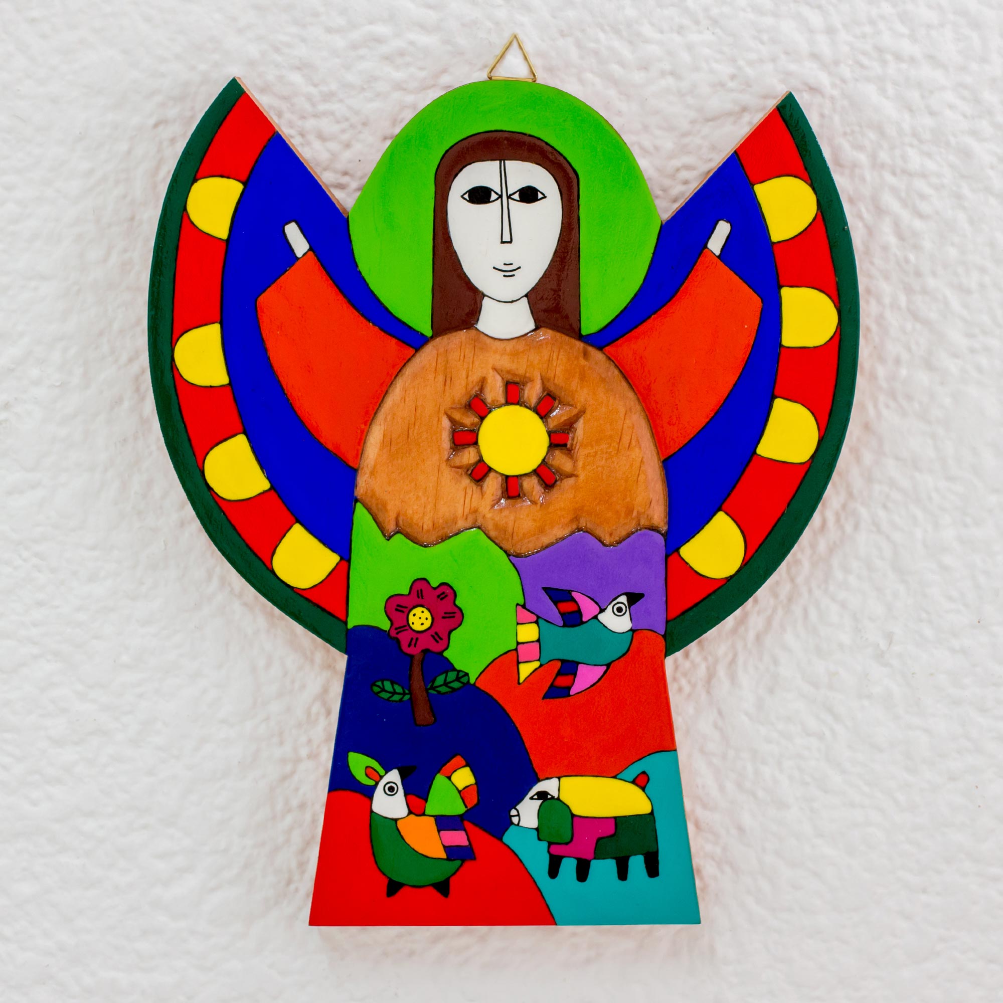 Premium Angel Of Hope Wall Art - Handmade El Salvadorian Decor