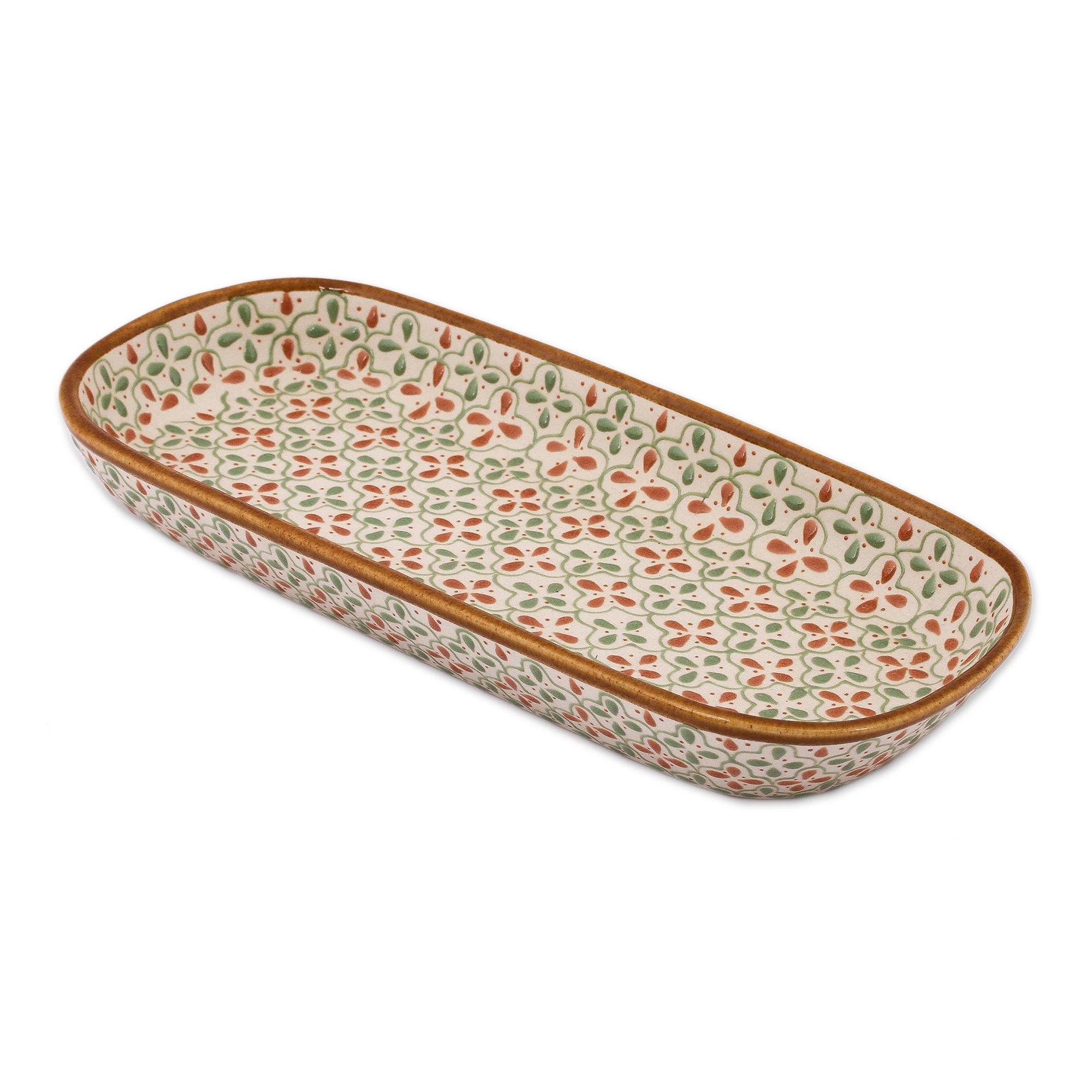 Premium Marigold Meadow Handcrafted Ceramic Serving Dish