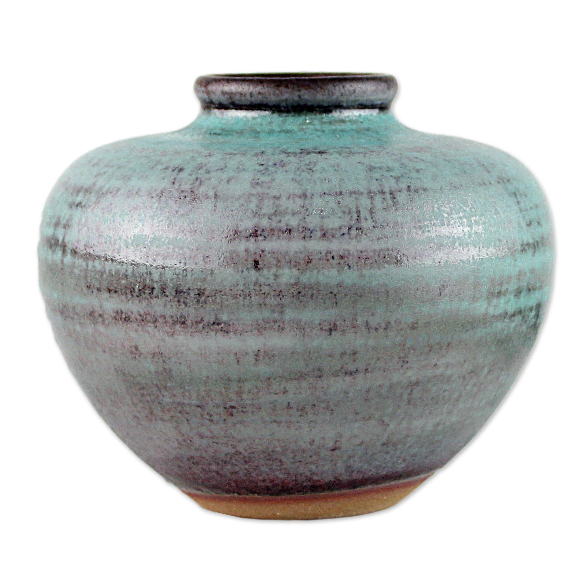 Premium Handcrafted Ceramic Bud Vase - Watertight Artisan Design from Thailand