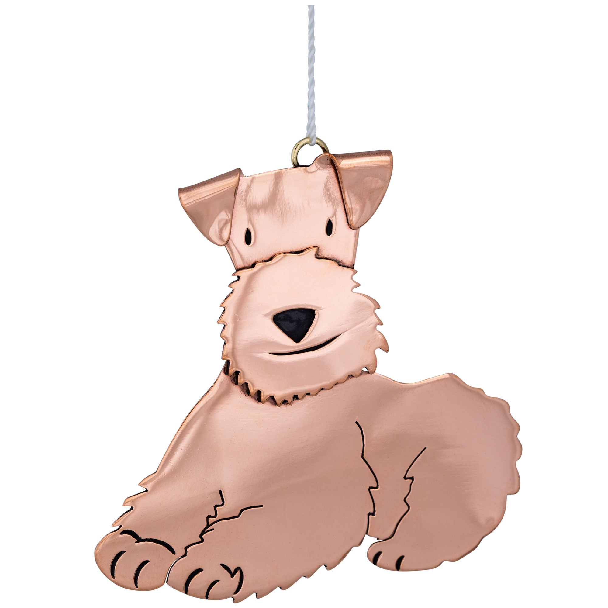 Premium Mixed Metal Dog Breed Ornament | Handmade Fair Trade Decor
