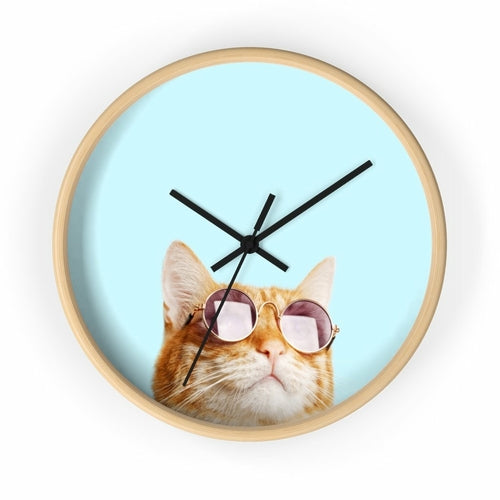 Ultimate Cat Lover's Wall Clock - Premium Wooden Design
