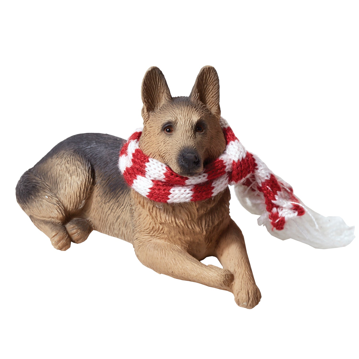 Premium German Shepherd Dog Christmas Ornament - Handcrafted & Lifelike