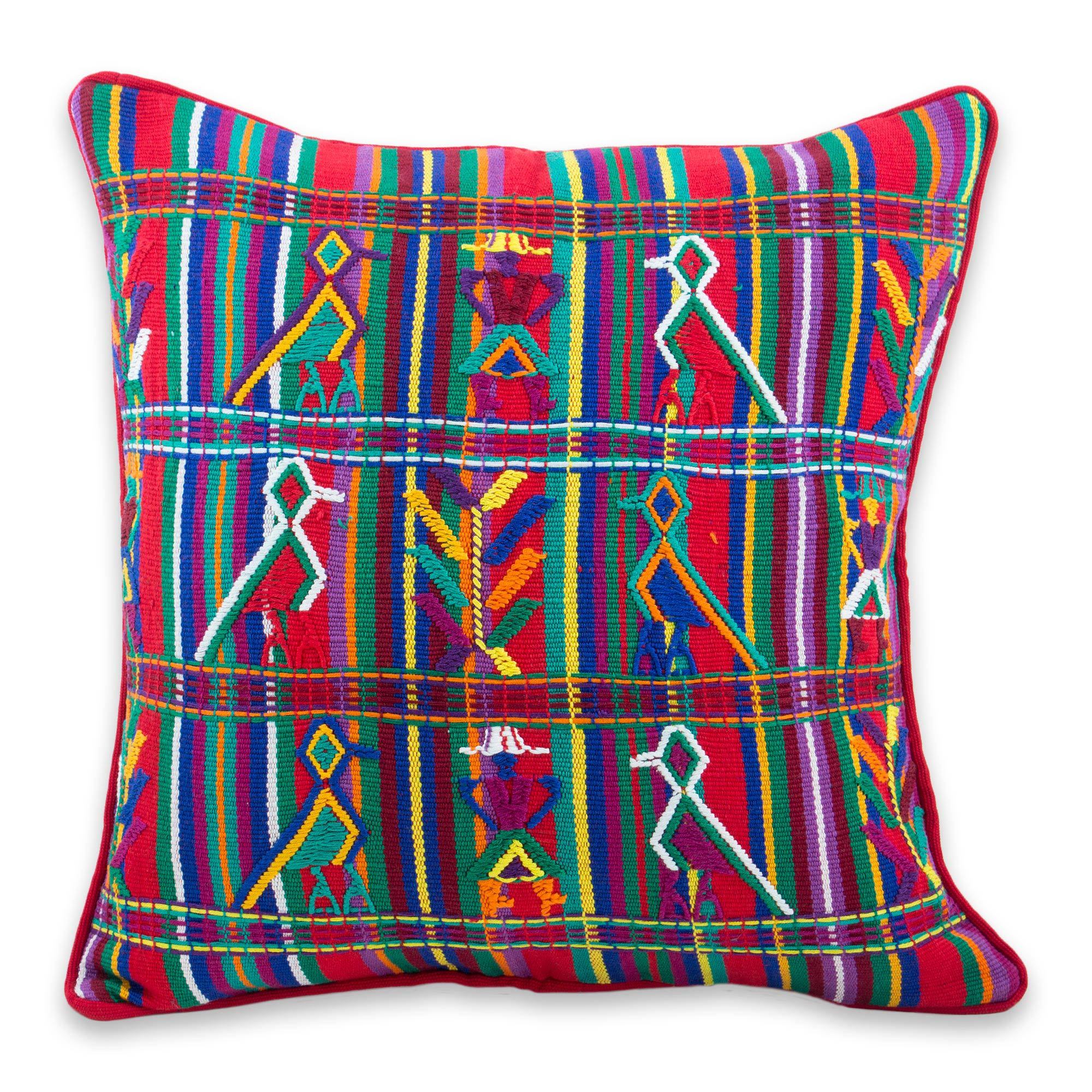 Premium Maya Cosmovision Cotton Cushion Cover