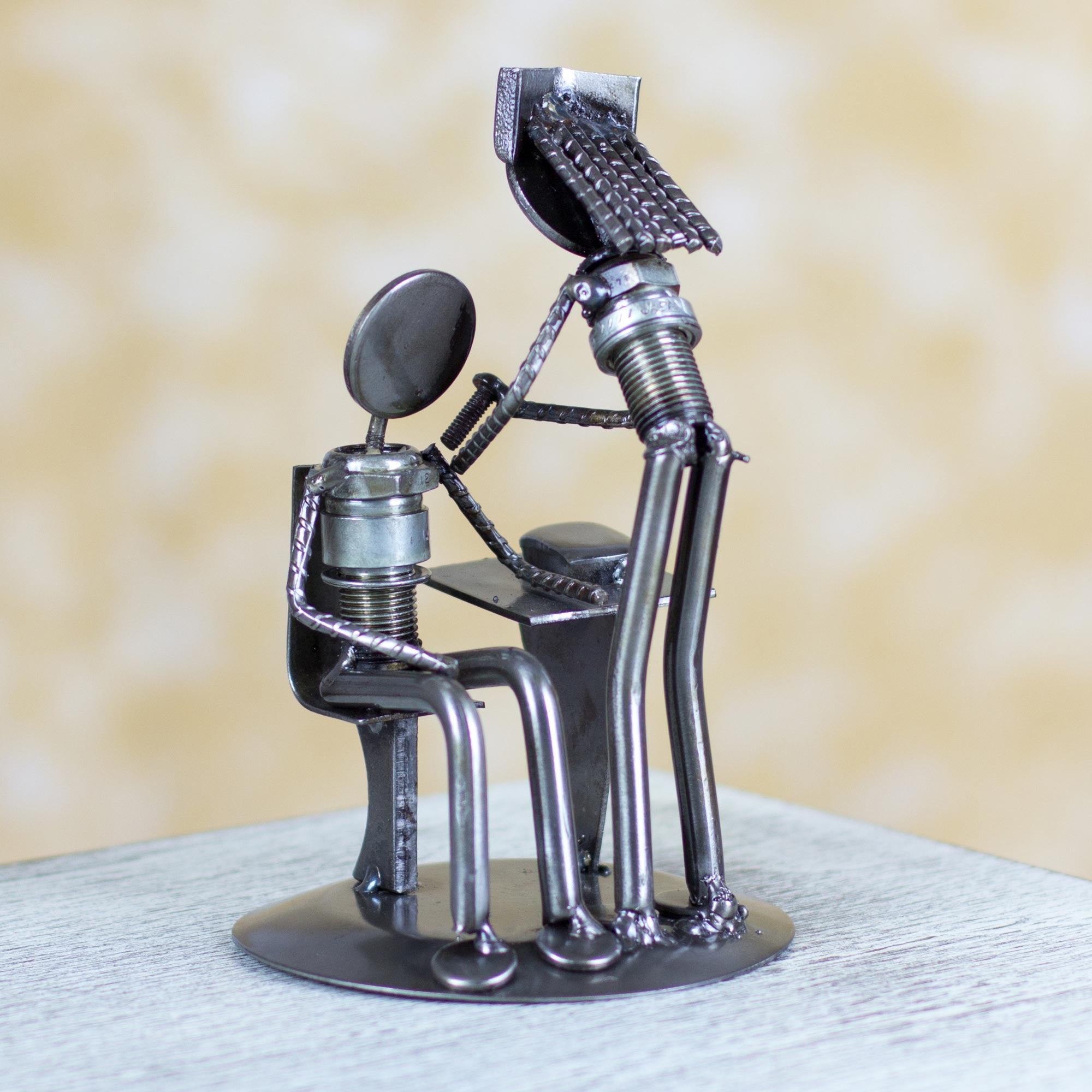 Premium Beloved Nurse Recycled Metal Sculpture