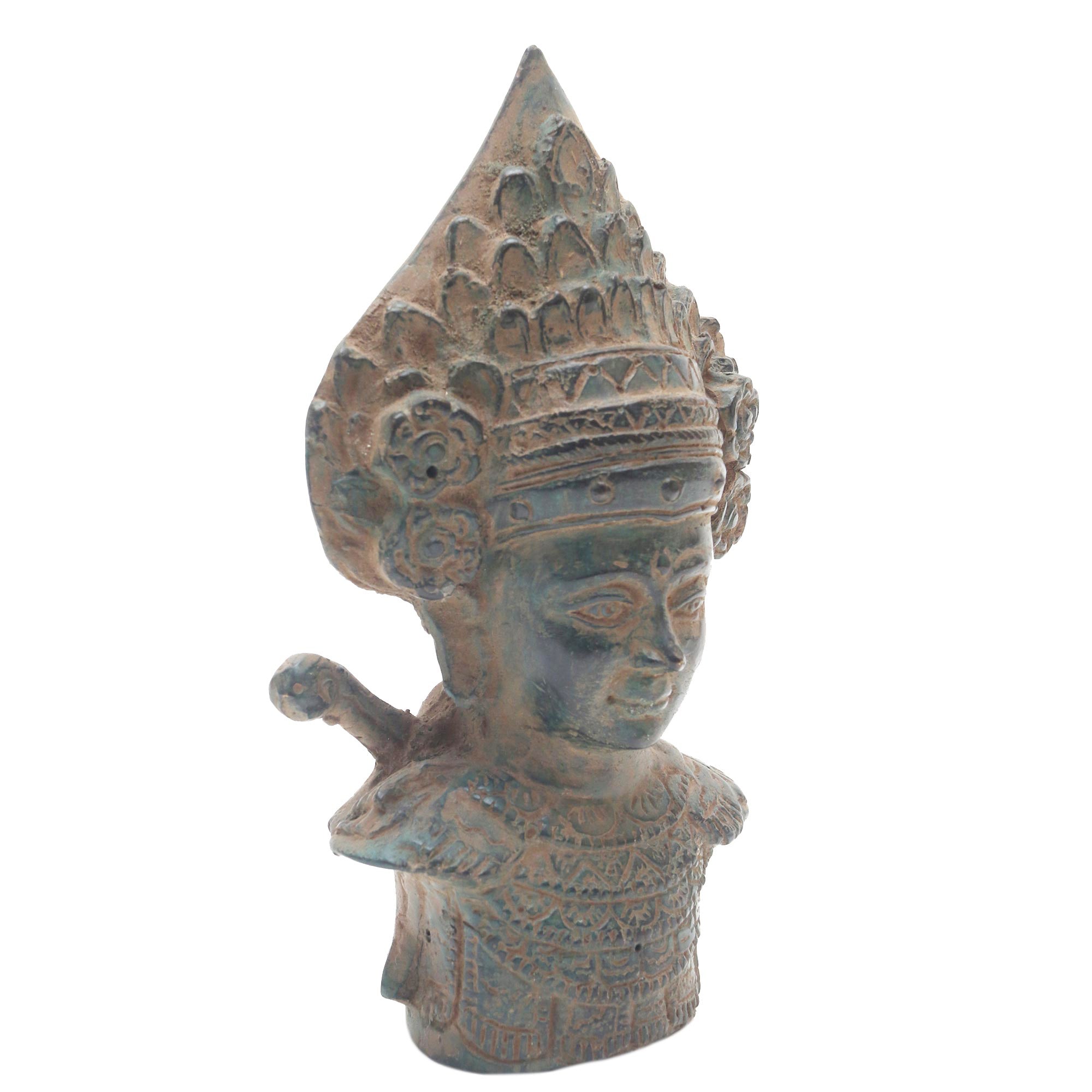 Premium Antiqued Bronze Sculpture: Traditional Janger Dancer from Bali