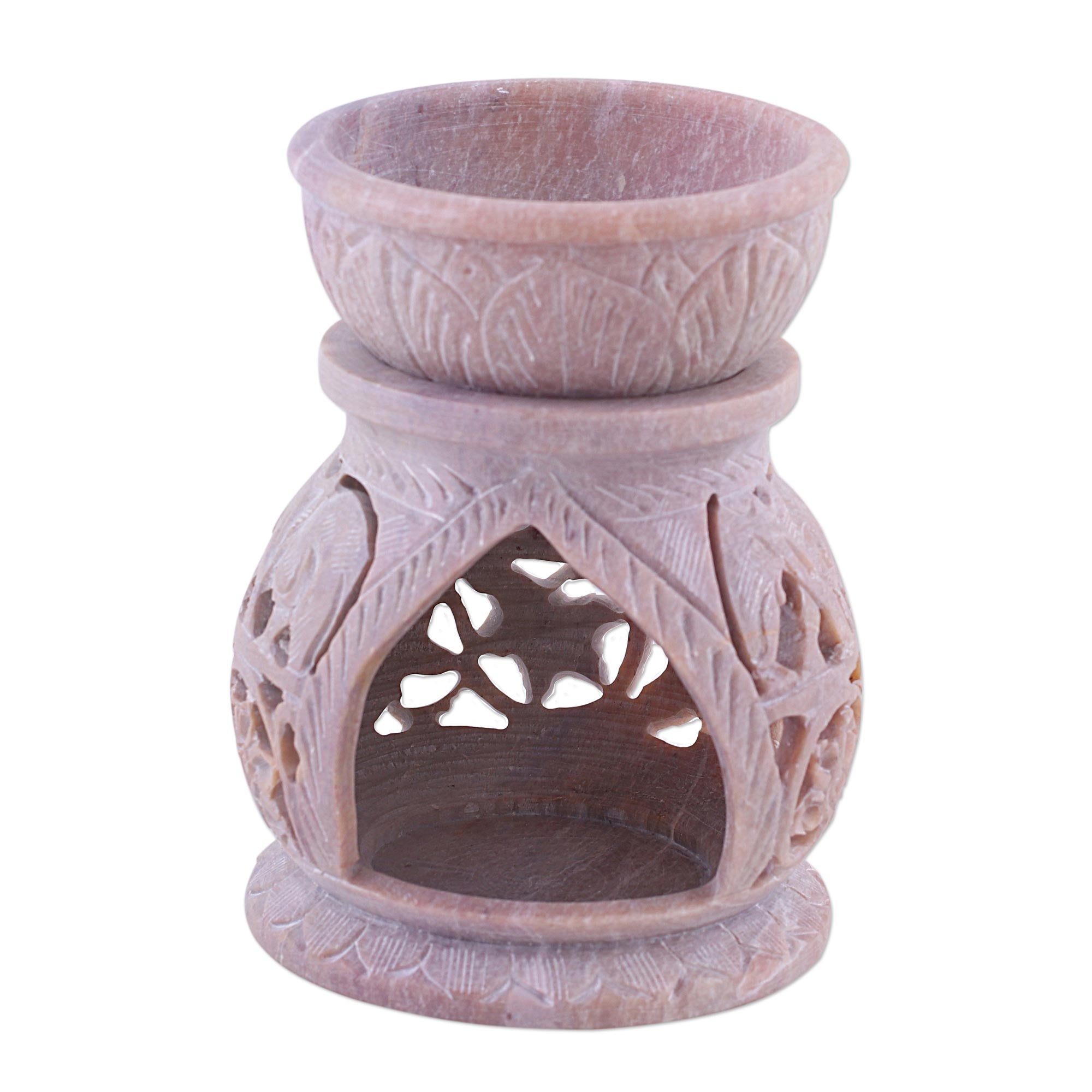 Premium Elephant Stroll Handcrafted Soapstone Oil Warmer – India’s Ultimate Aromatherapy Essential