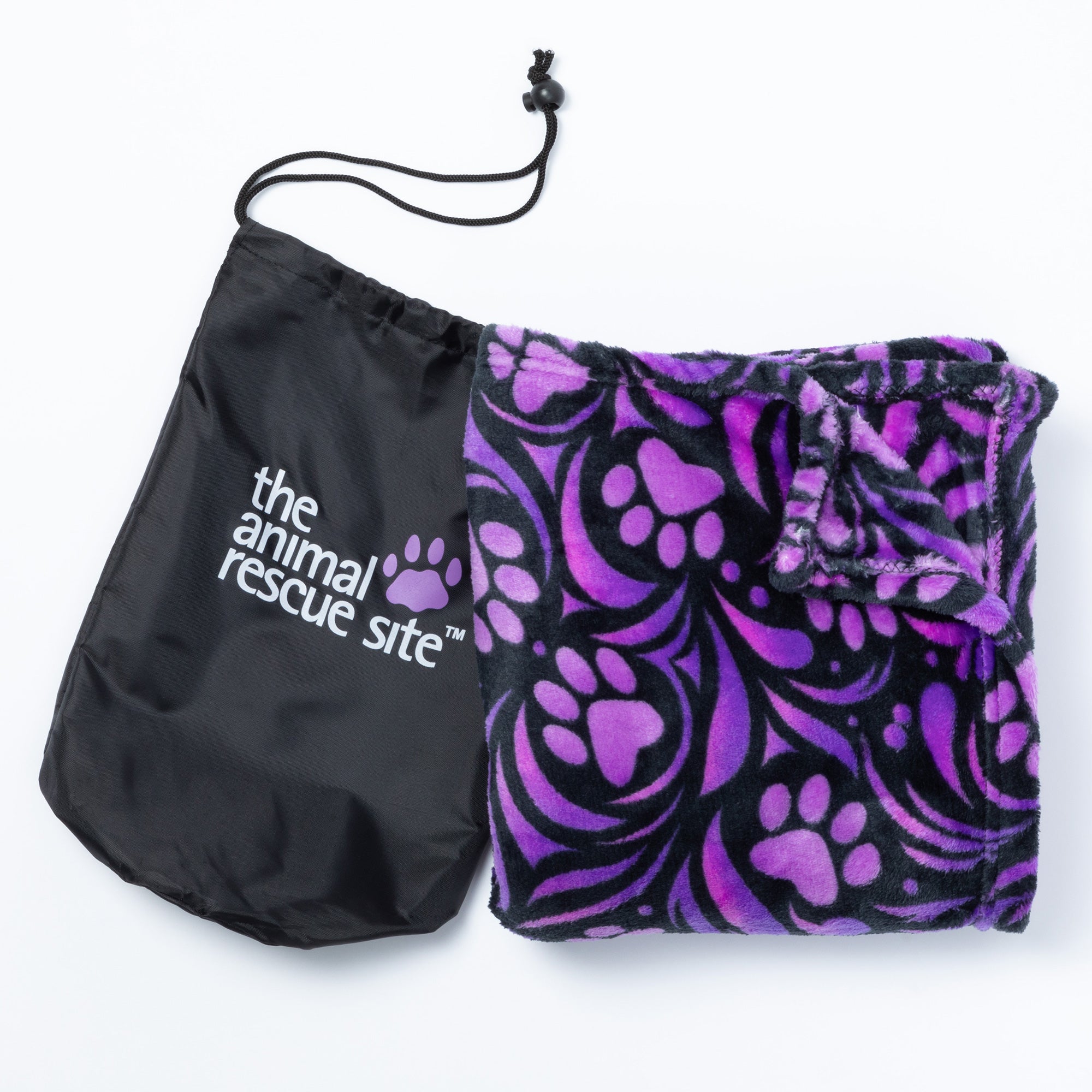 Ultimate Cozy Paw Print Travel Blanket - Premium Softness for Every Adventure