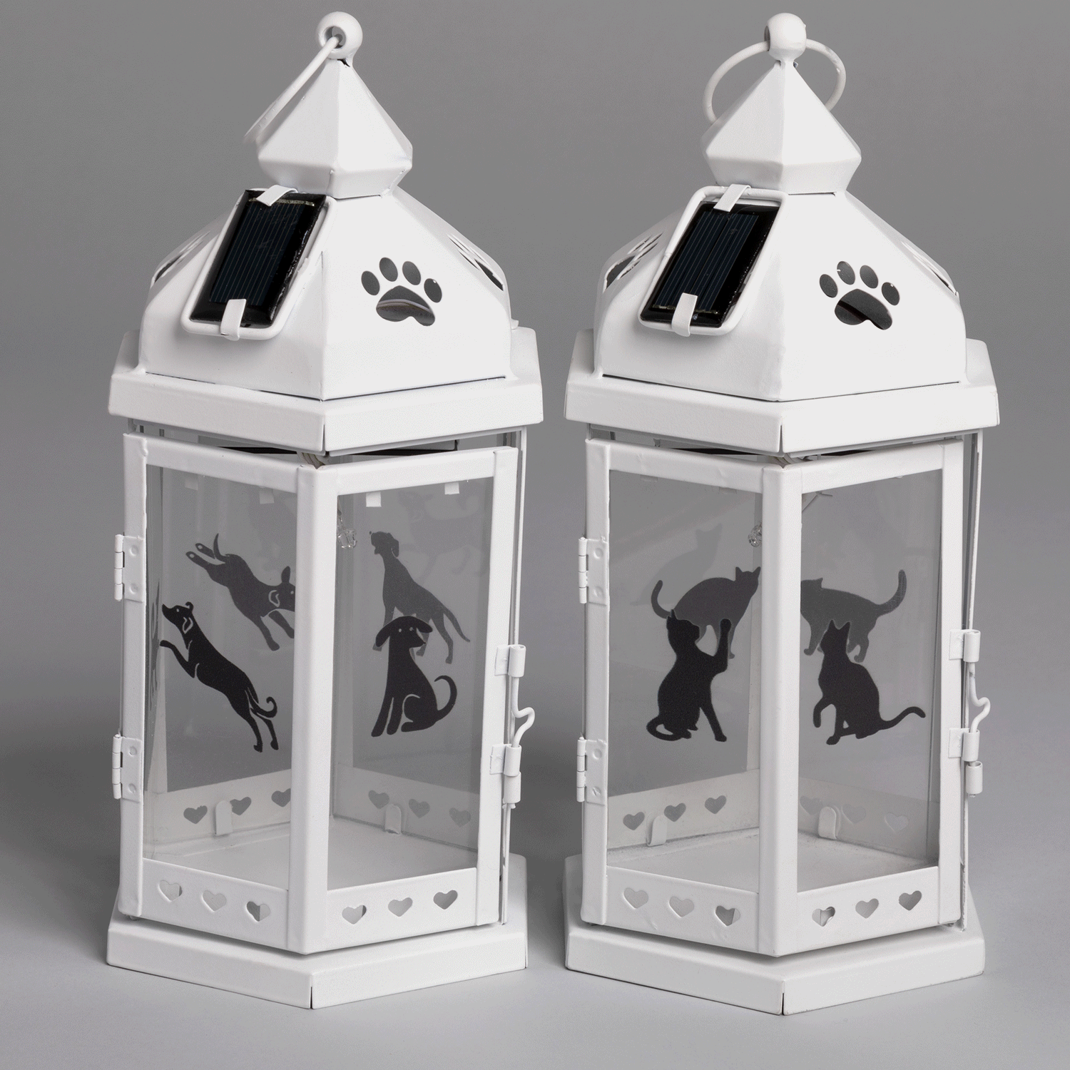Premium Solar Pet Silhouette Lantern - Ultimate Outdoor Decor