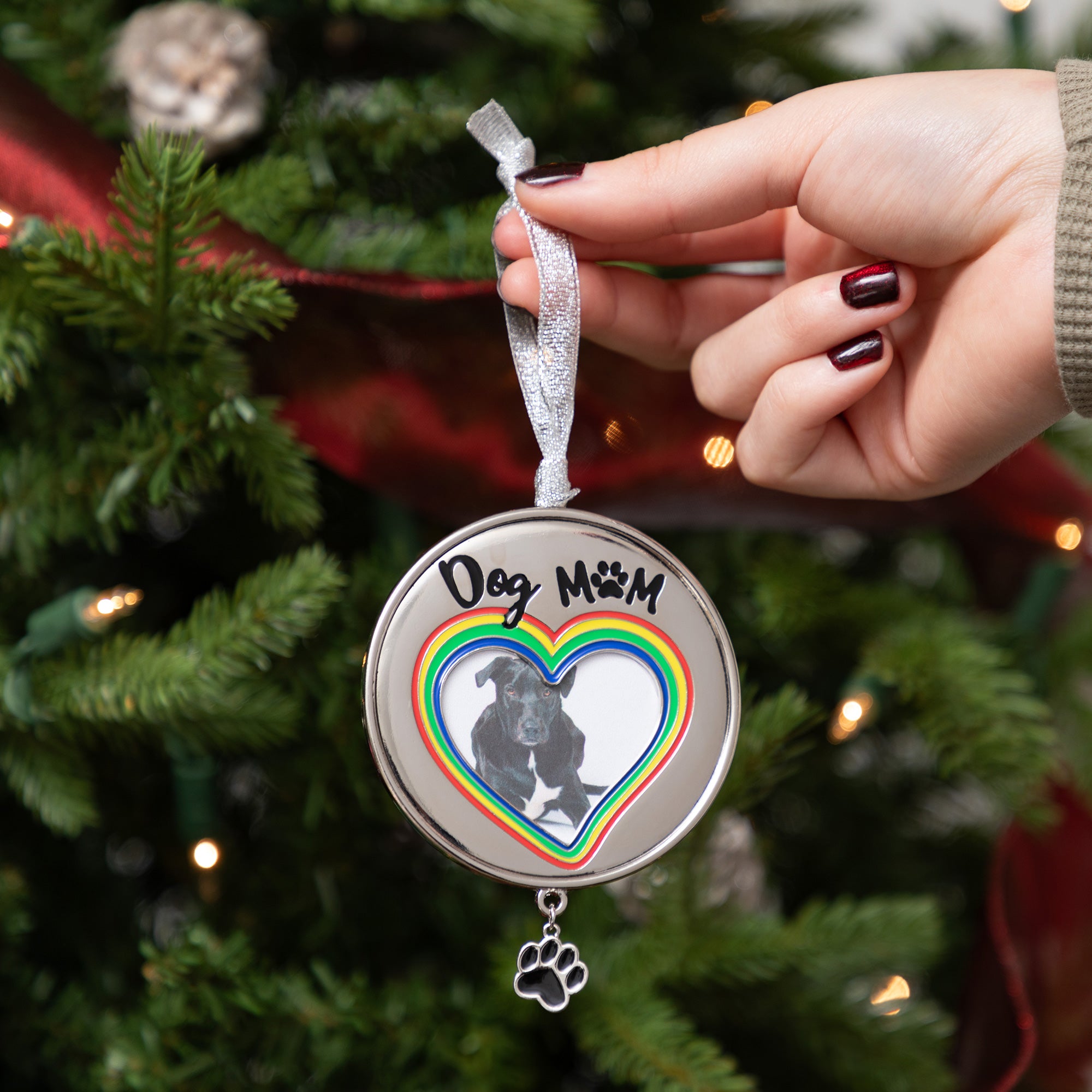 Premium Pet Mom Keepsake Photo Ornament