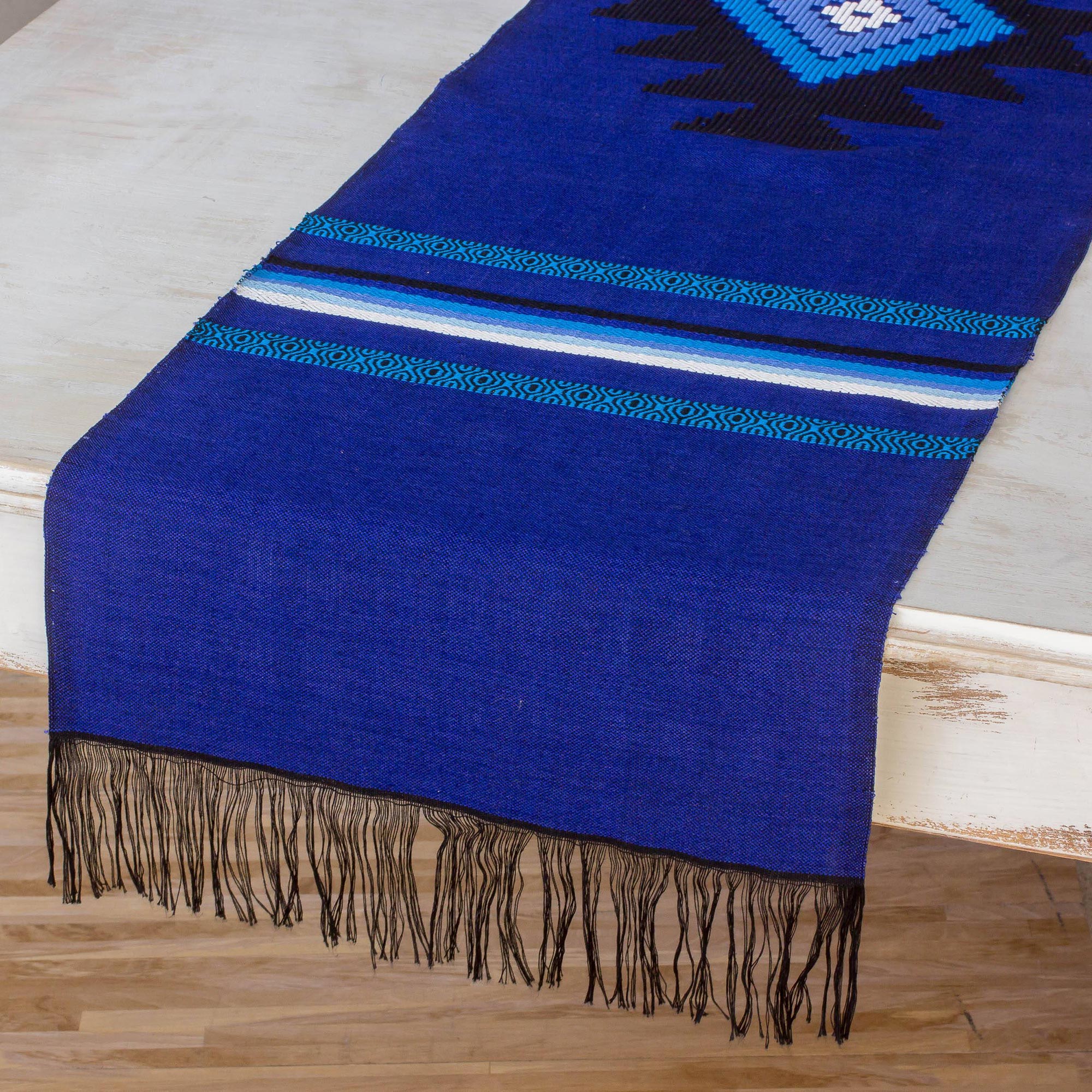 Premium Totonicapan Sun Cotton Table Runner – Handwoven Artistry