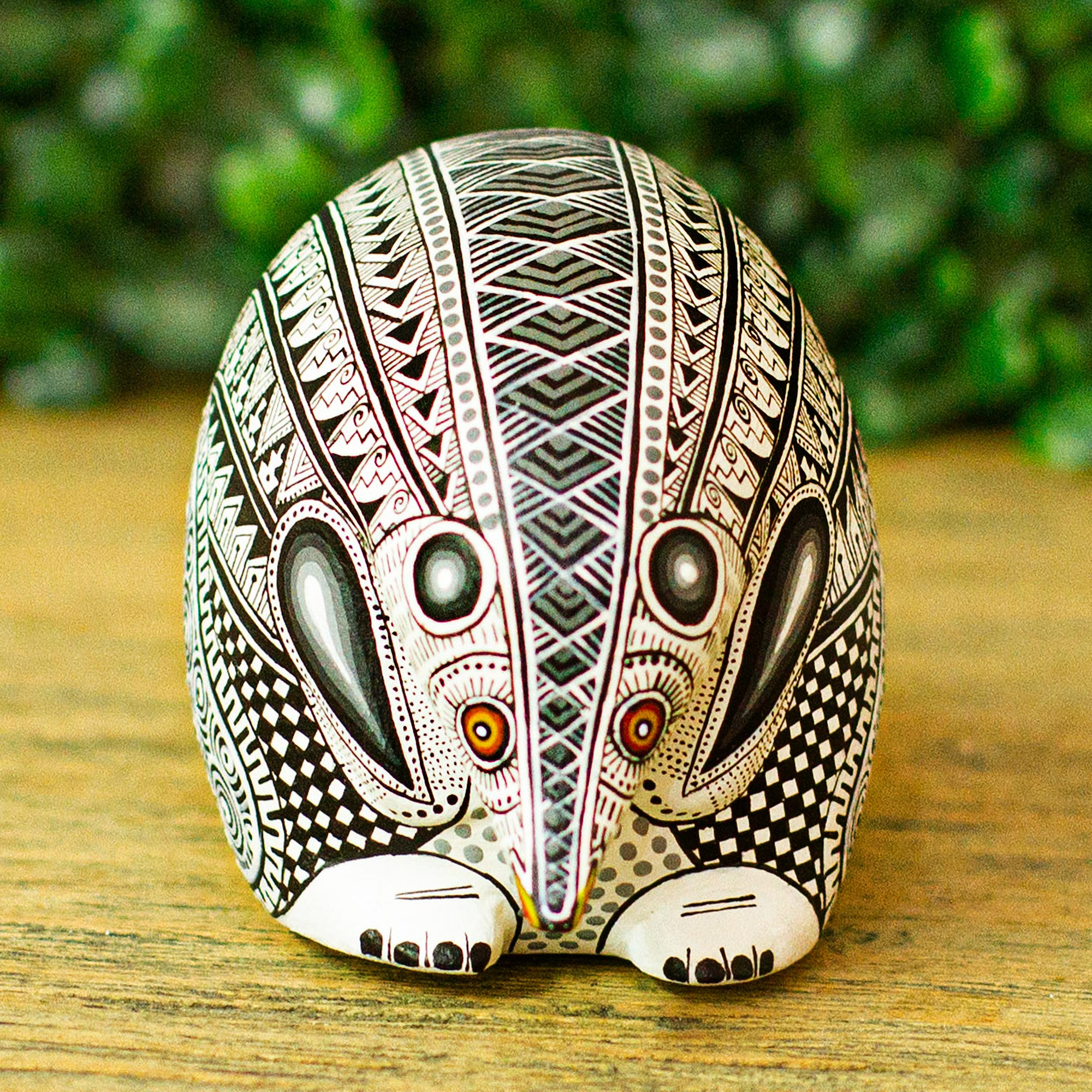 Premium Hand-Crafted Hedgehog Alebrije Figurine | Unique Mexican Artisan Design