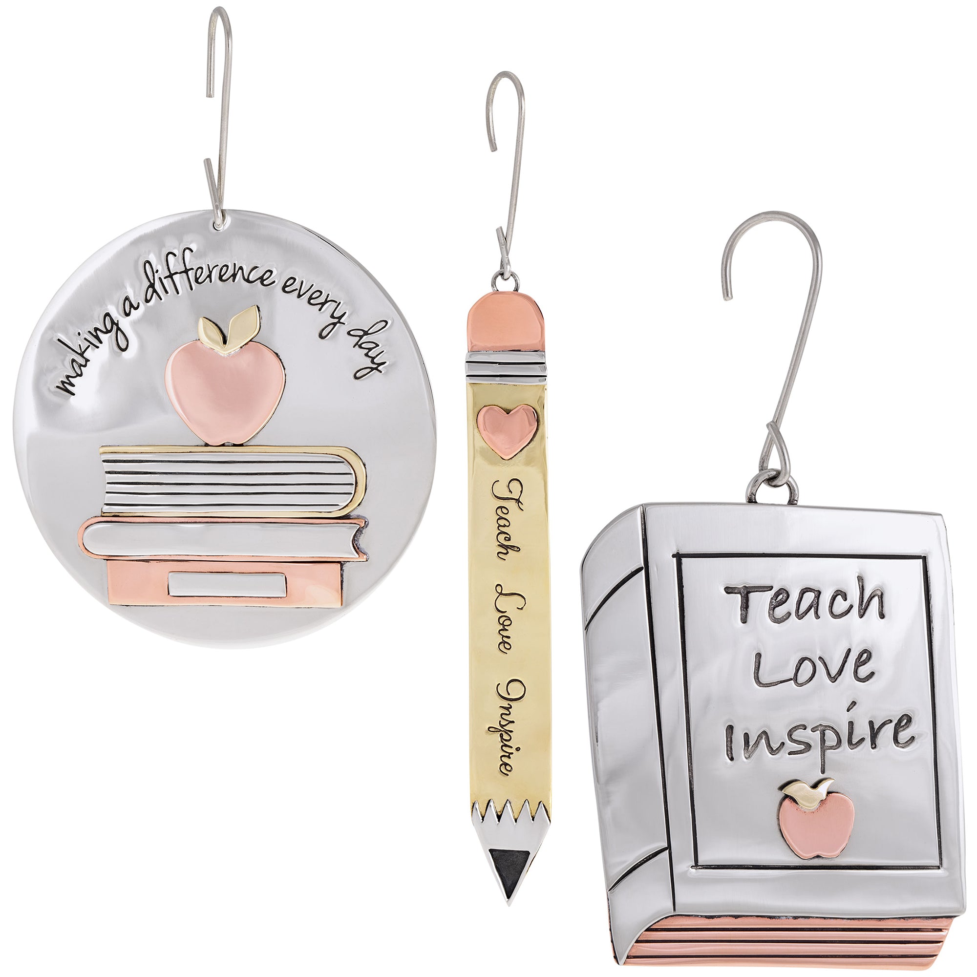 Premium Teacher Appreciation Ornament - Fair Trade & Handmade