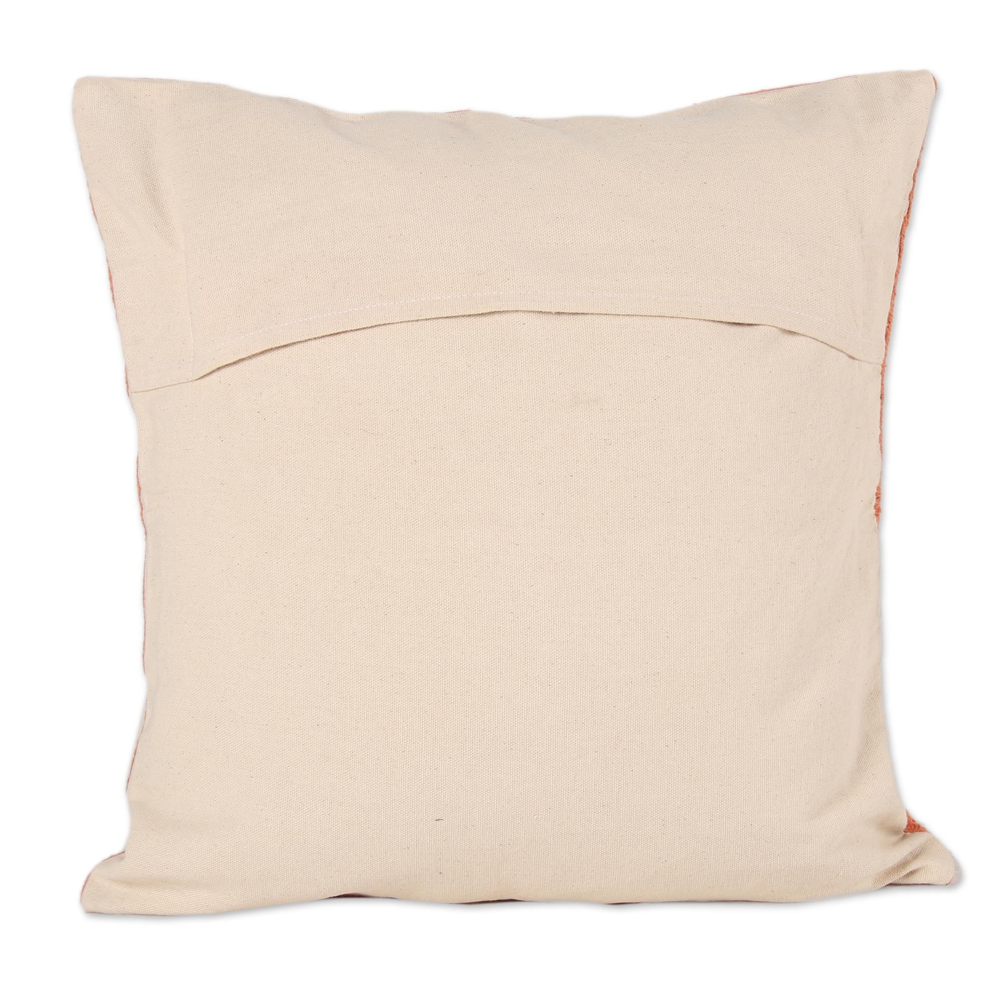 Premium Modern Art Embroidered Cotton Cushion Covers (Pair) – Handwoven Luxury