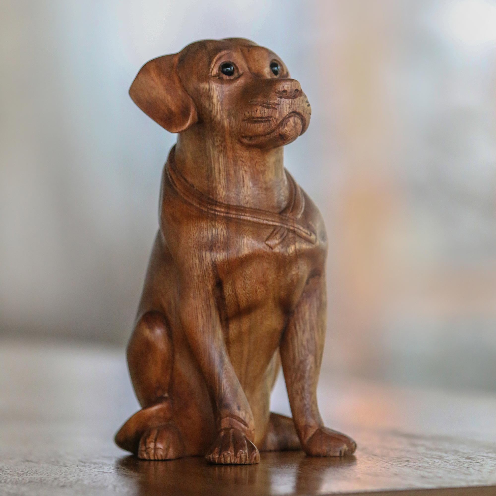 Premium Handcrafted Labrador Begging Dog Sculpture