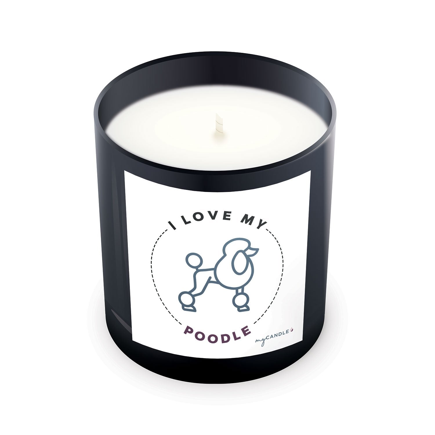 Premium Poodle Love Candle - Ultimate Pet Lover's Gift