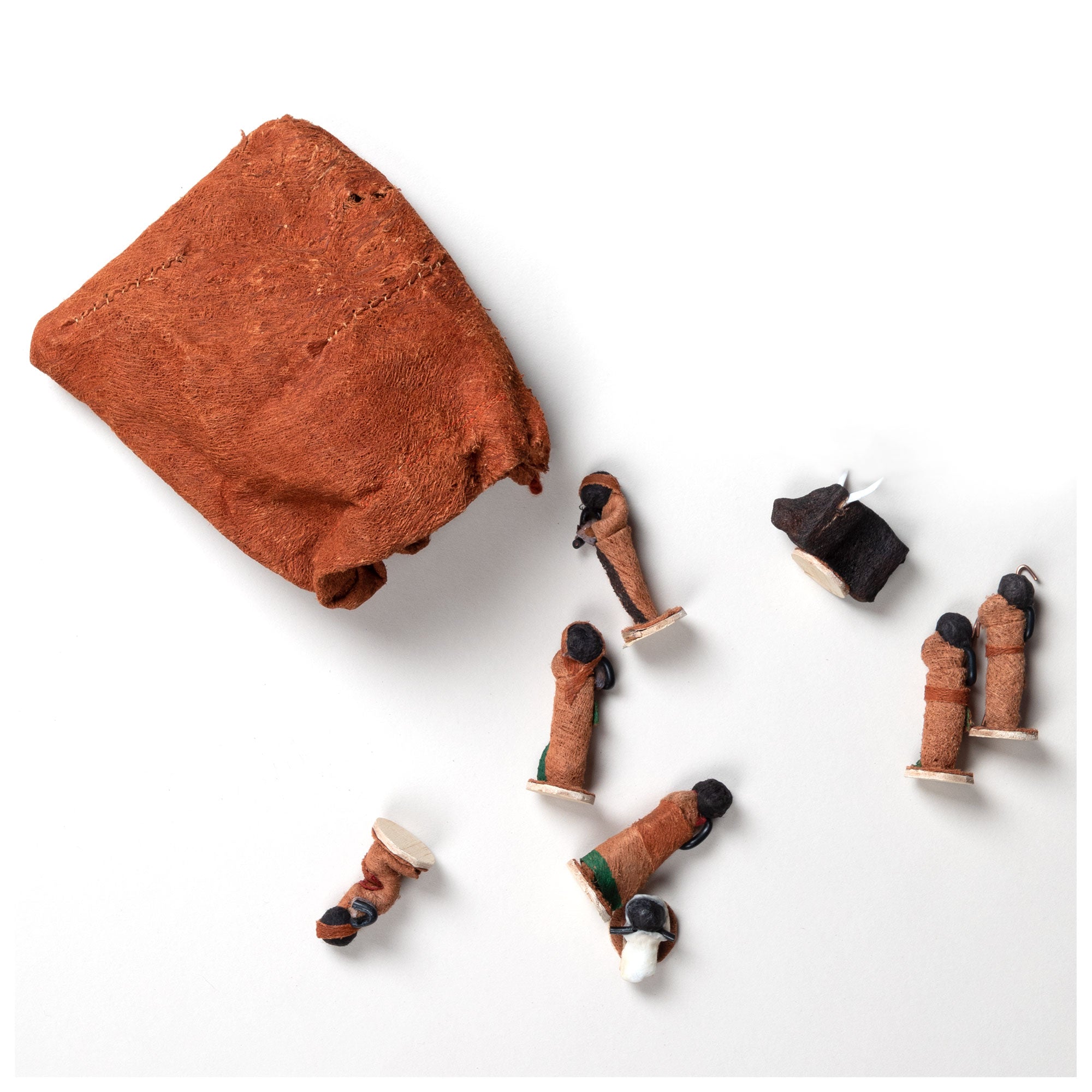 Premium Handmade Bark Cloth Nativity Set - Fair Trade from Uganda