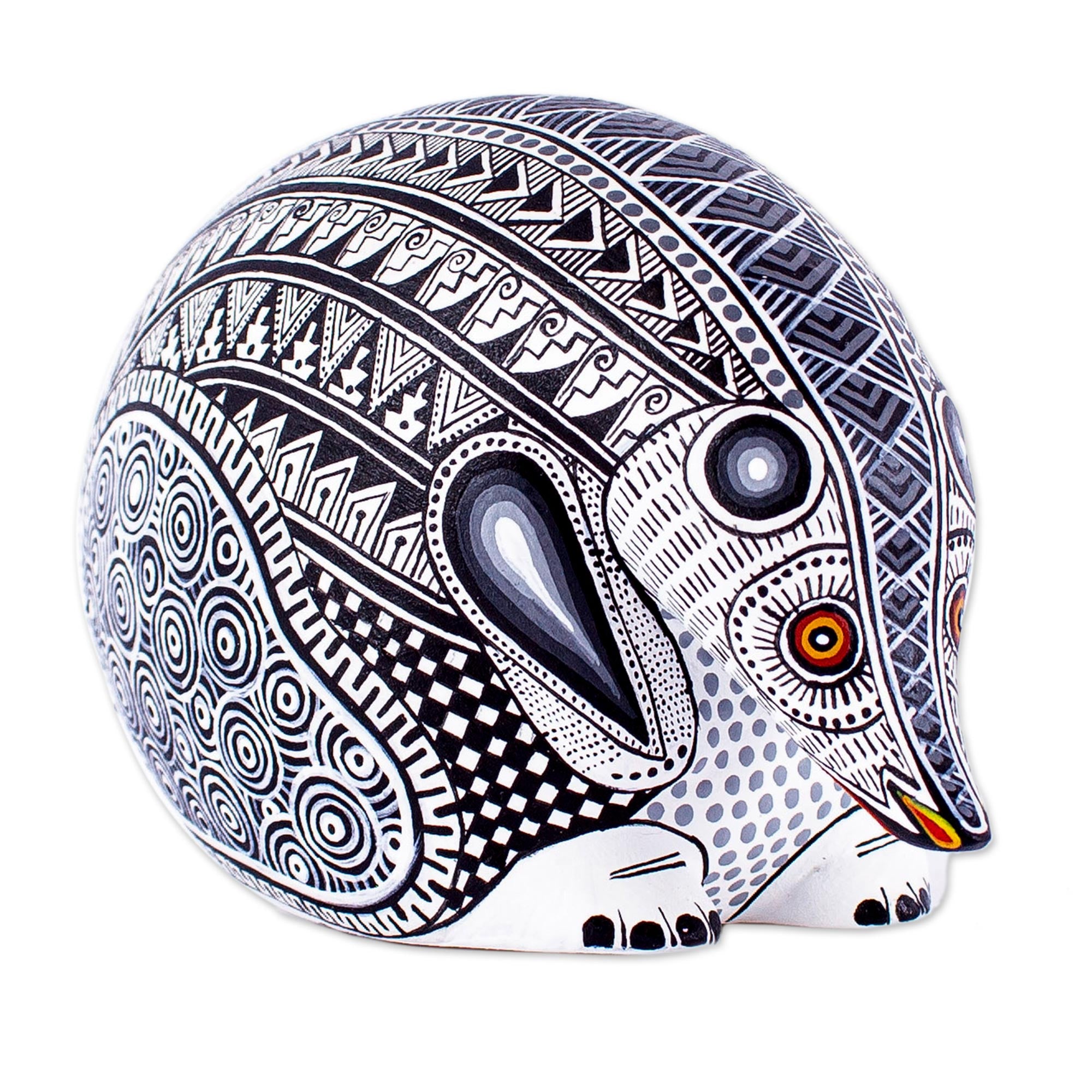 Premium Hand-Crafted Hedgehog Alebrije Figurine | Unique Mexican Artisan Design