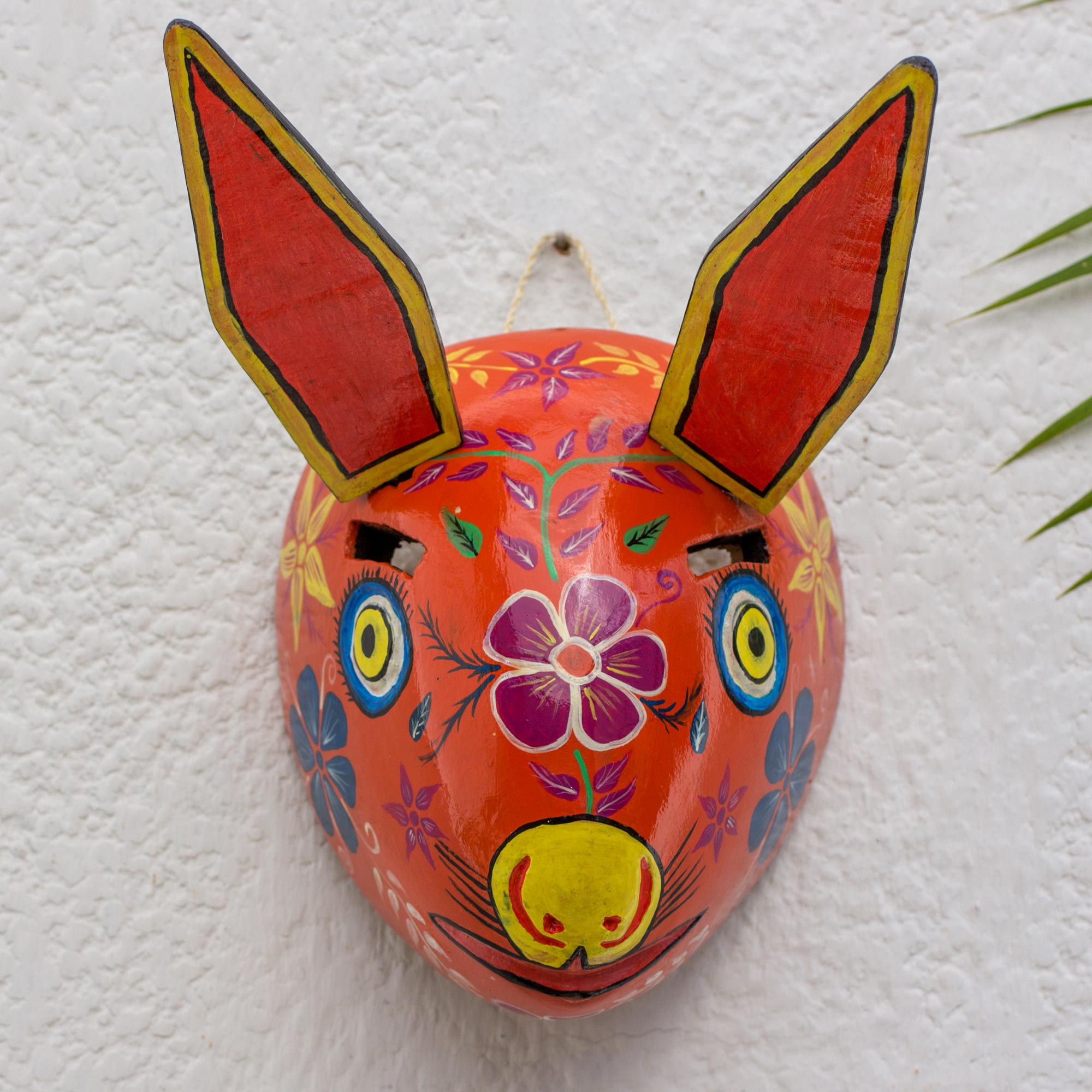 Premium Hand-Crafted Guatemala Rabbit Folk Dance Mask