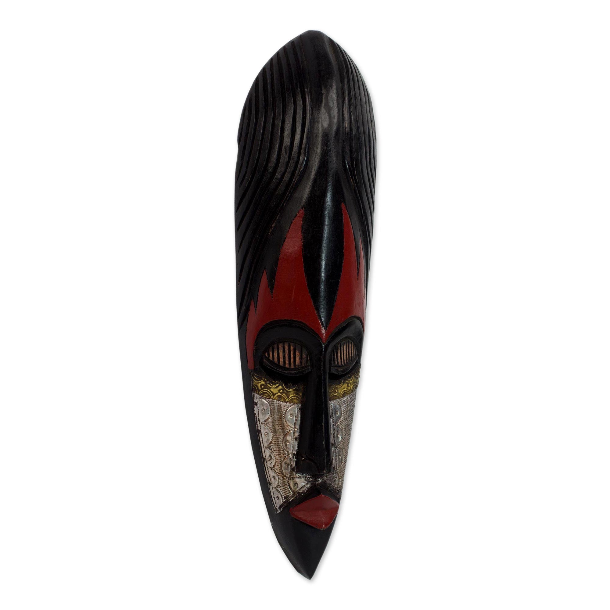 Premium Fulani Maiden Handcrafted Wood Mask
