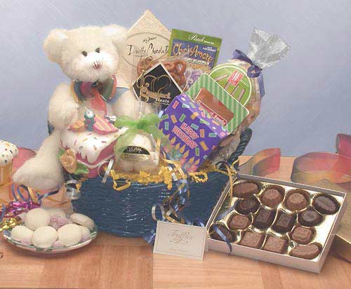 Ultimate Beary Happy Birthday Gift Basket - Premium Birthday Treats