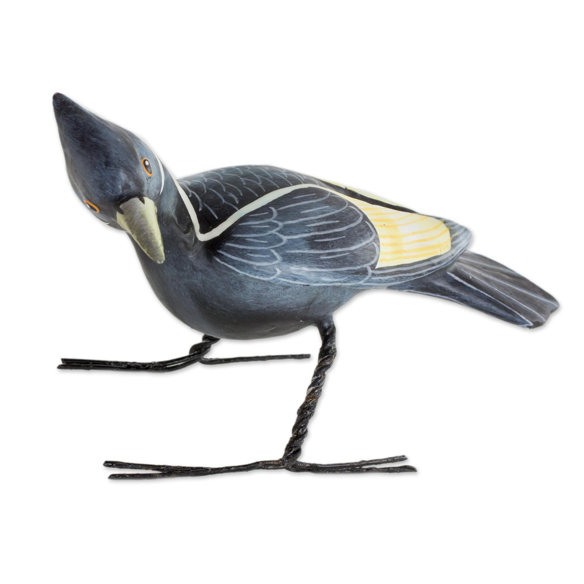 Premium Handcrafted Ivory-Billed Woodpecker Ceramic Figurine