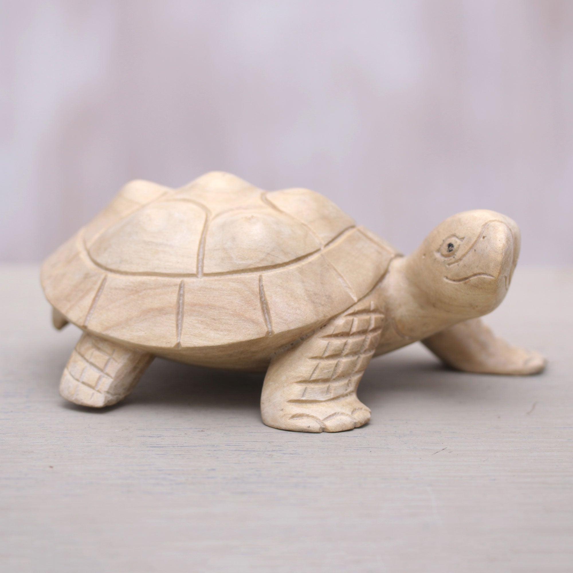 Premium Hand-Carved Terrapin Turtle Statue - Authentic Bali Artisan Craft